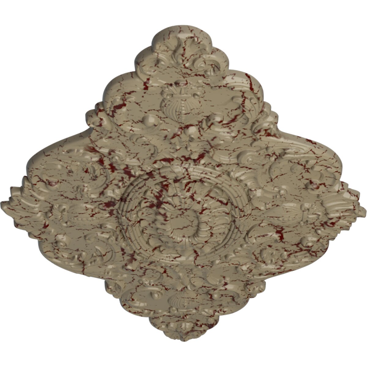 Ekena Millwork CM42X28ASGDC Ceiling-Medallions - View #2