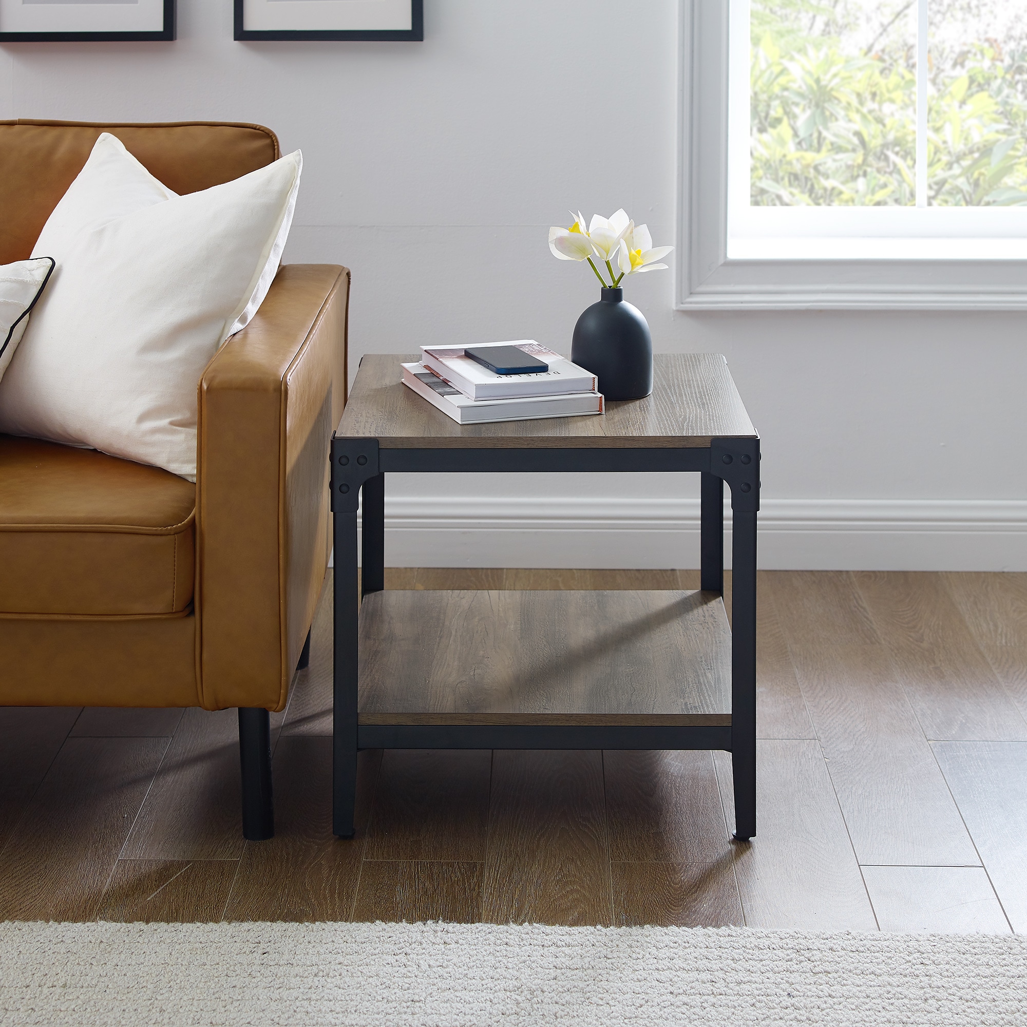 Walker Edison LW20AISTGW End-Tables - View #2