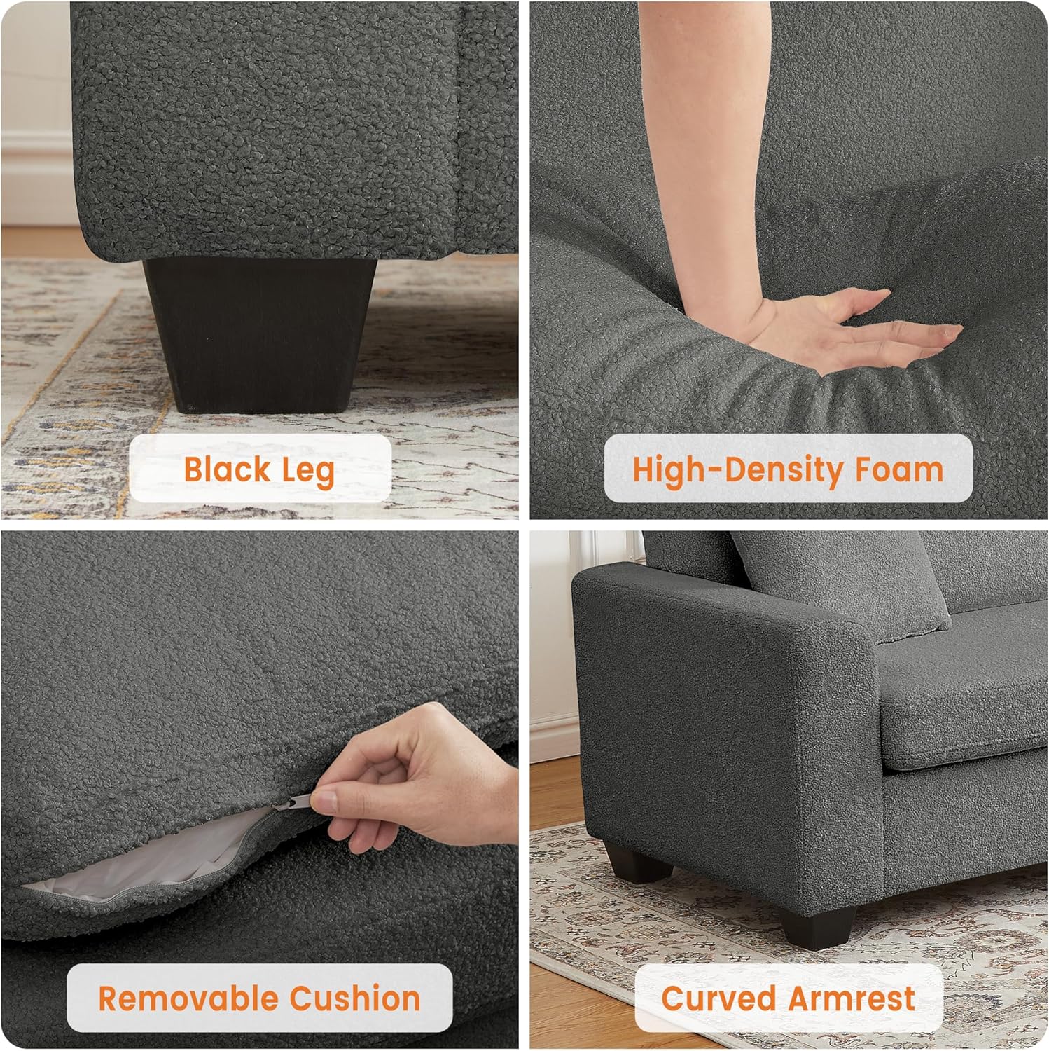 WhizMax PD-PHK-337USQ7D Sofas-Loveseats - View #6
