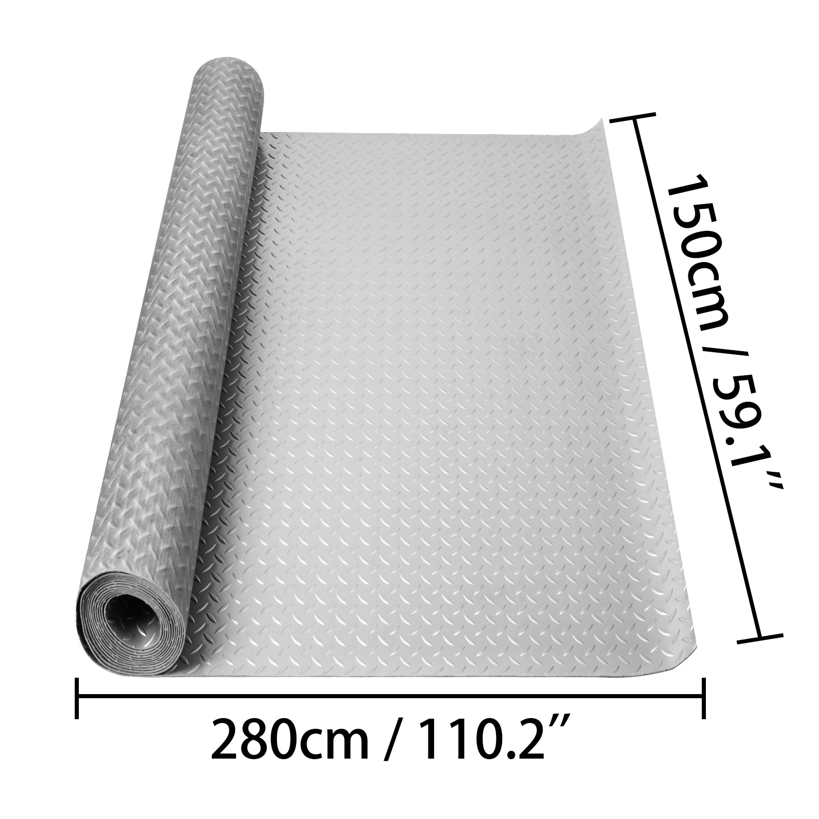 VEVOR PVCDBYZSW1.52.8M1V0 Garage-Flooring-Rolls - View #3