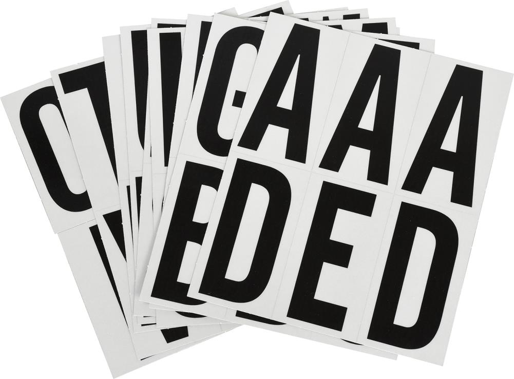 Hillman 843444 3-in Reflective Reflective Mylar Letter Pack