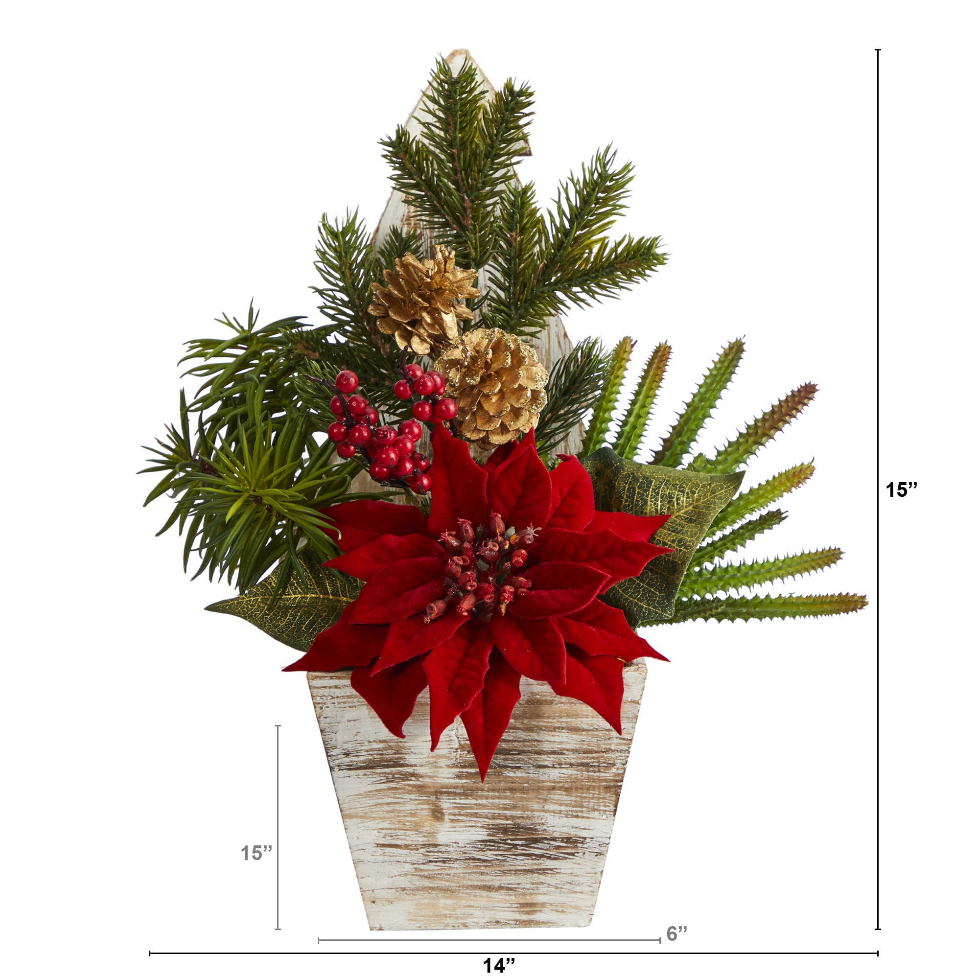 Nearly Natural A1388 Table-Christmas-Decorations - View #2