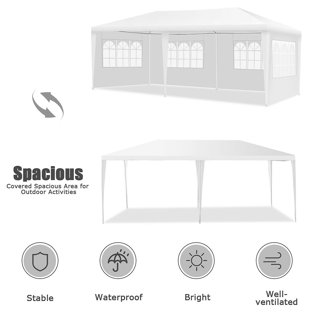 CASAINC WF-OP2631WINE Wood-Resin-Gazebos - View #5