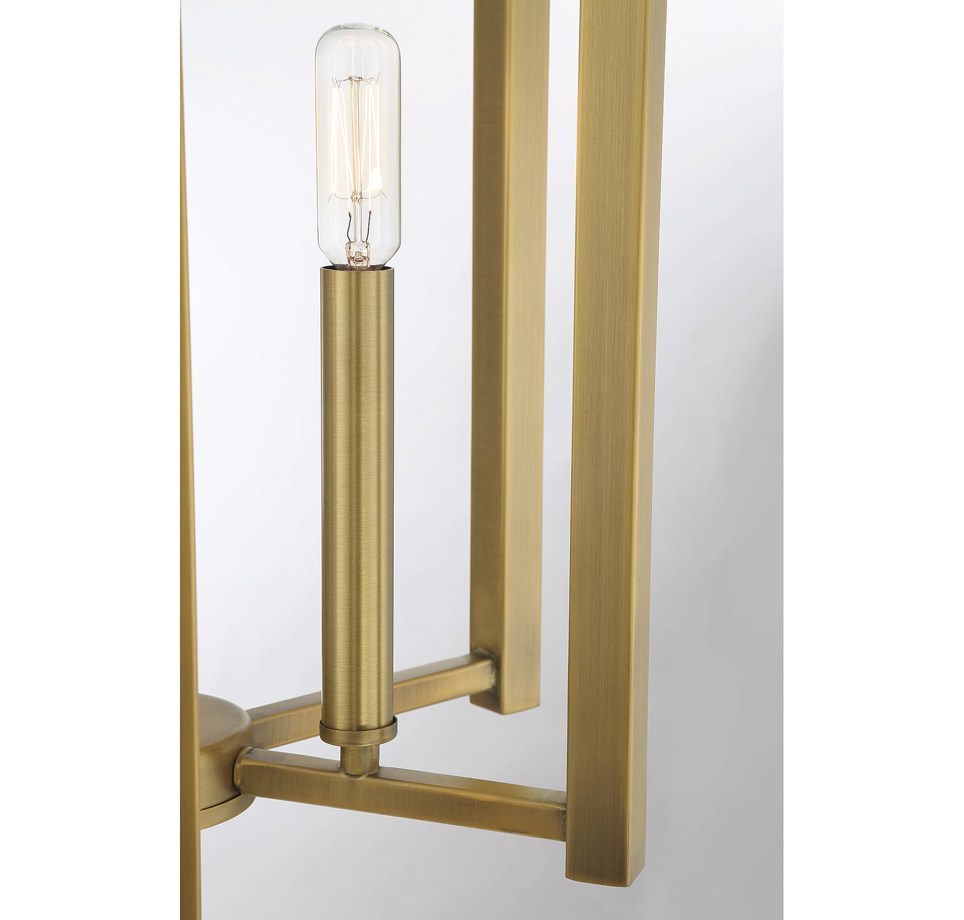 Benson Warm Brass 5-Light Lantern Pendant