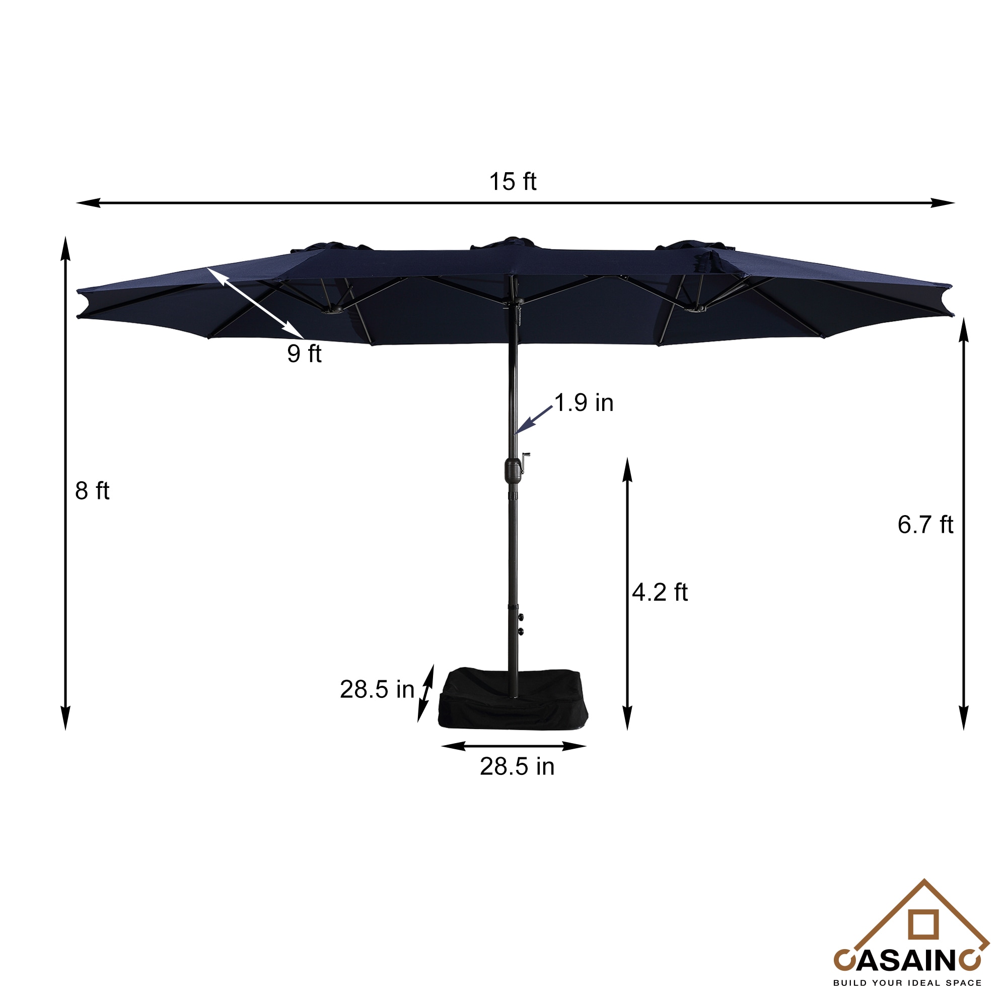 CASAINC CR-D0102HHV3LV Umbrellas-2 - View #9