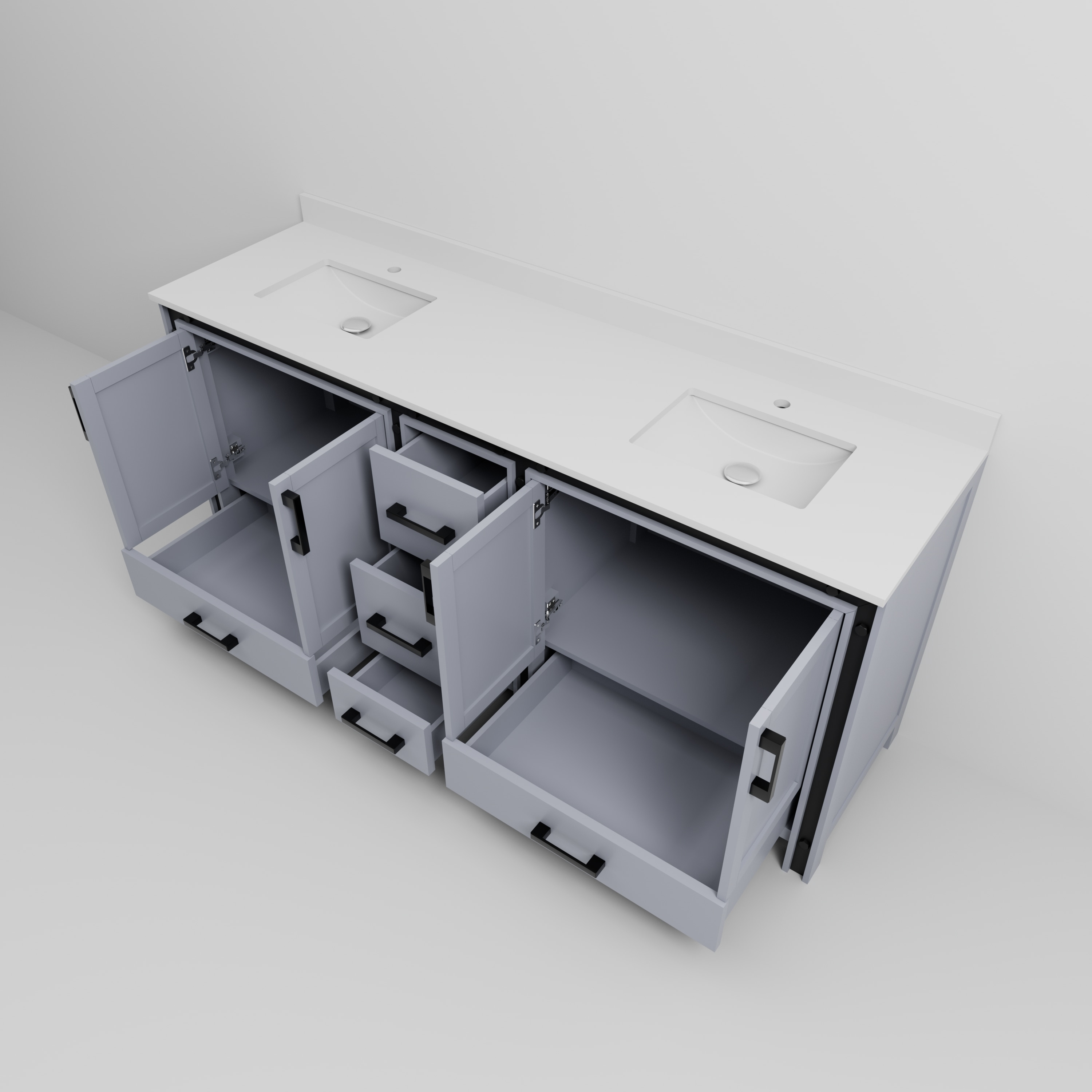 Lexora LVZV80DB200 Bath-Vanity-Combo - View #13