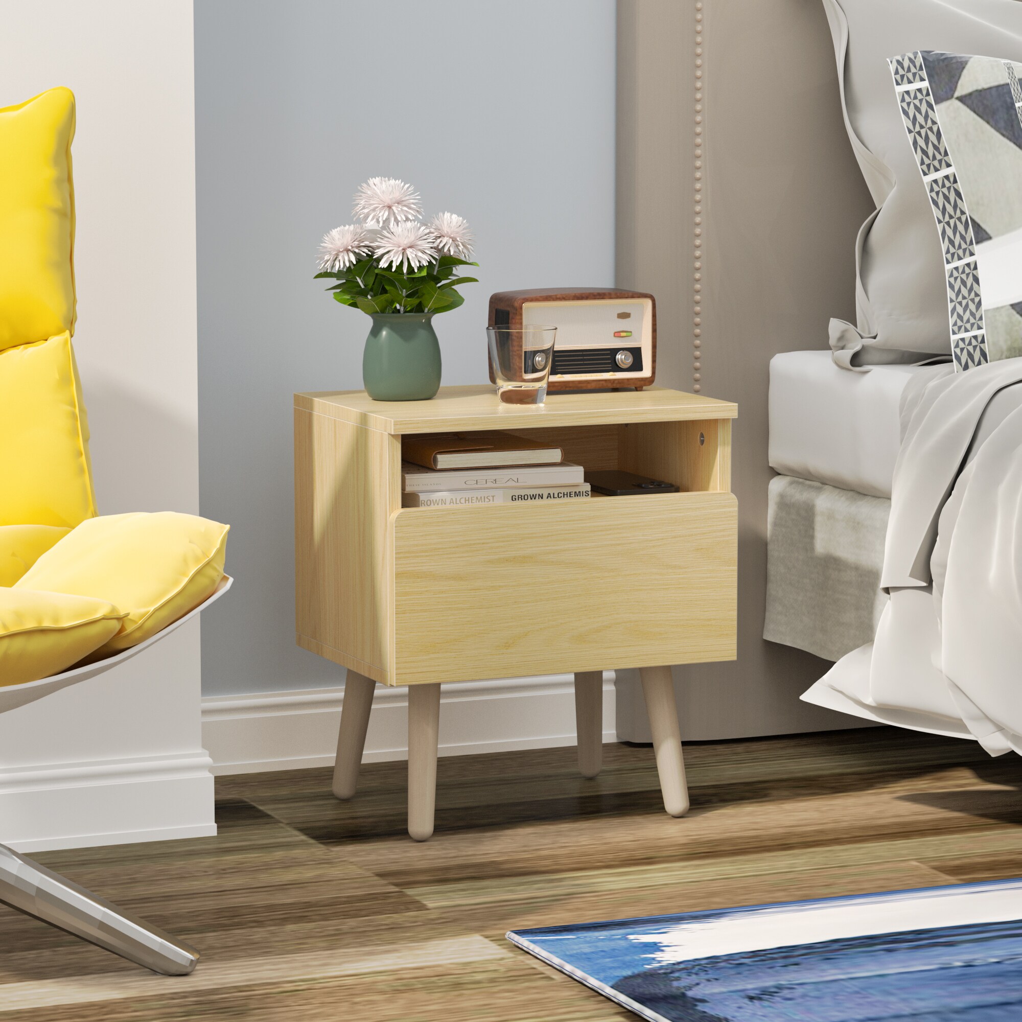 Poly furniture IF-NS01WD-2 nightstands - View #2