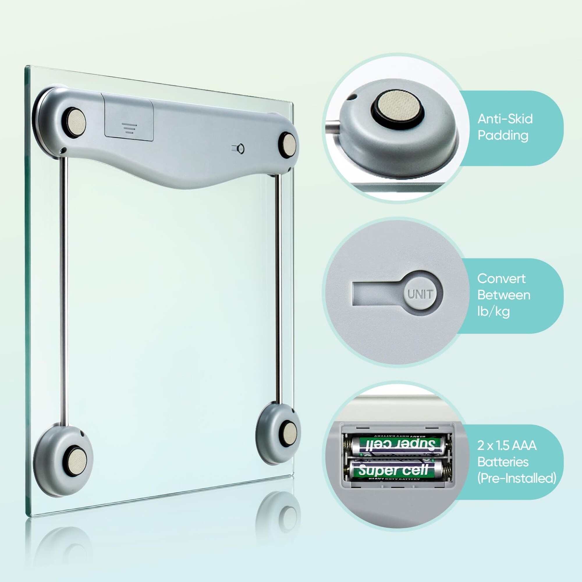 Wudkey L4-MP3D3L Bathroom-Scales - View #7