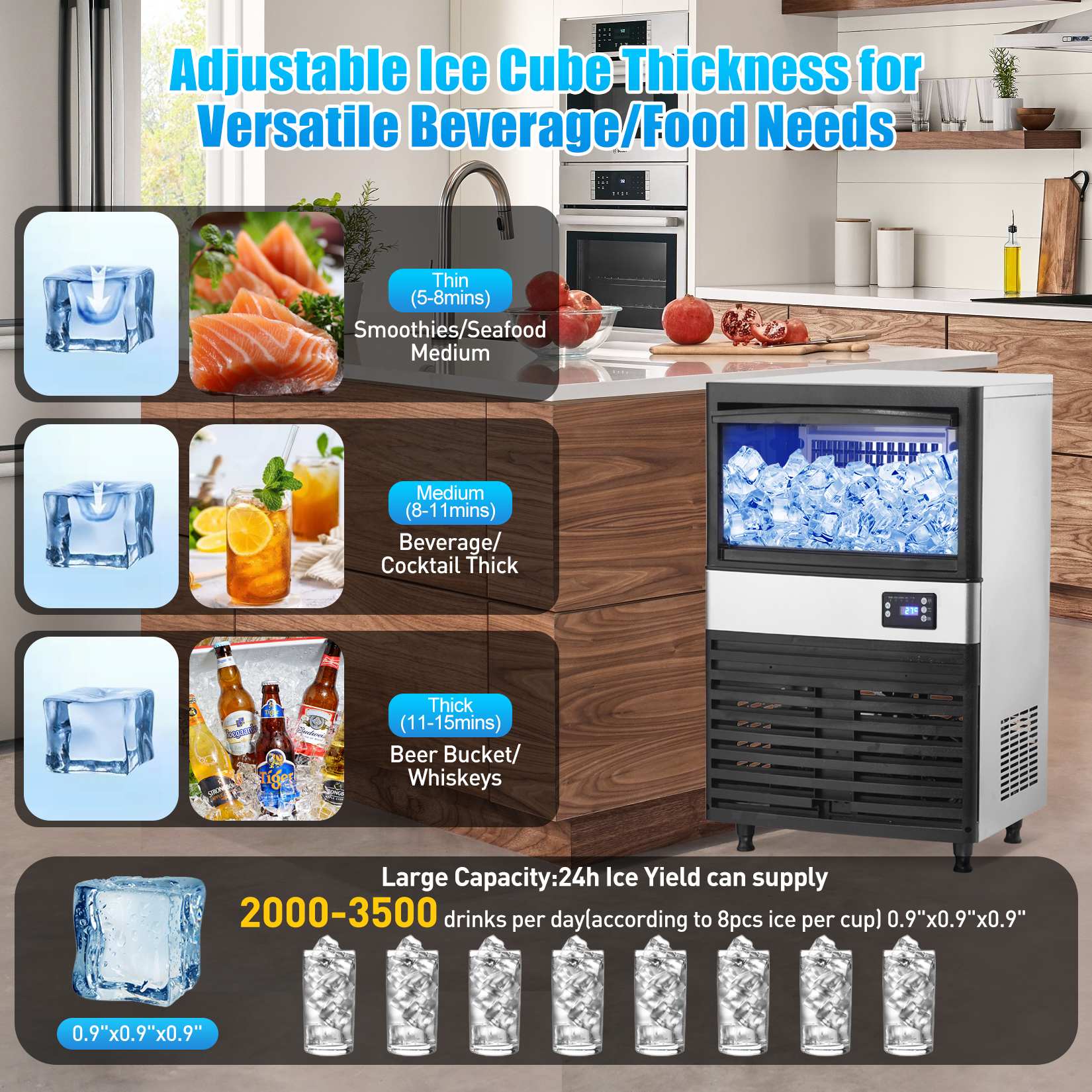 Qeetex CJ-PHO-108GXV70 Commercial-Ice-Makers - View #4
