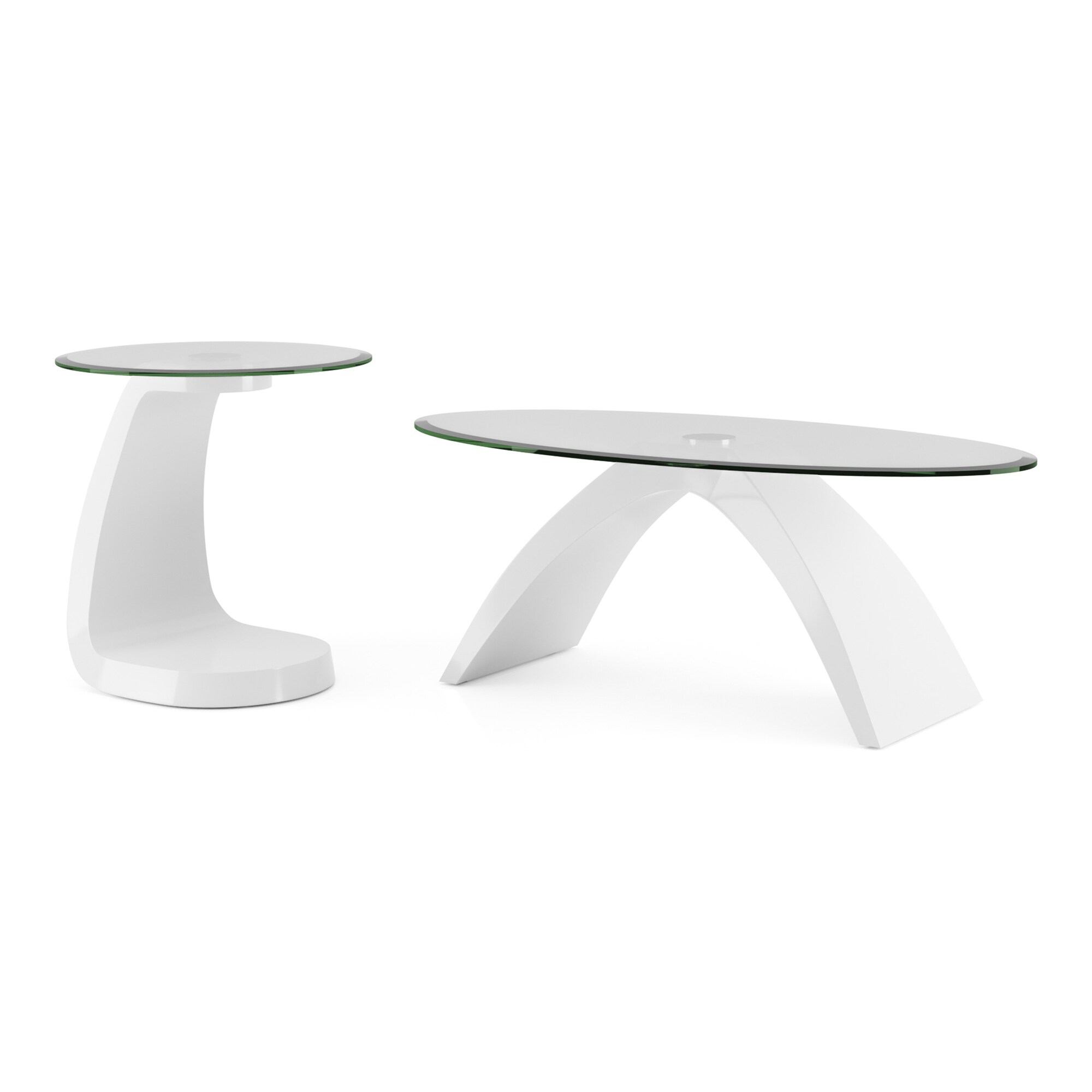 Furniture of America IDF-4042WH-2PC Accent-Table-Sets - View #2
