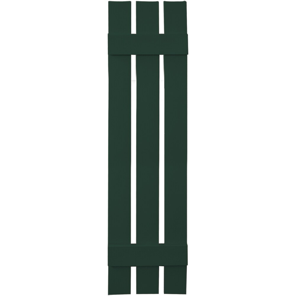 Vantage V5371251122 11.875-in W x 51-in H Midnight Green Spaced Exterior Shutters