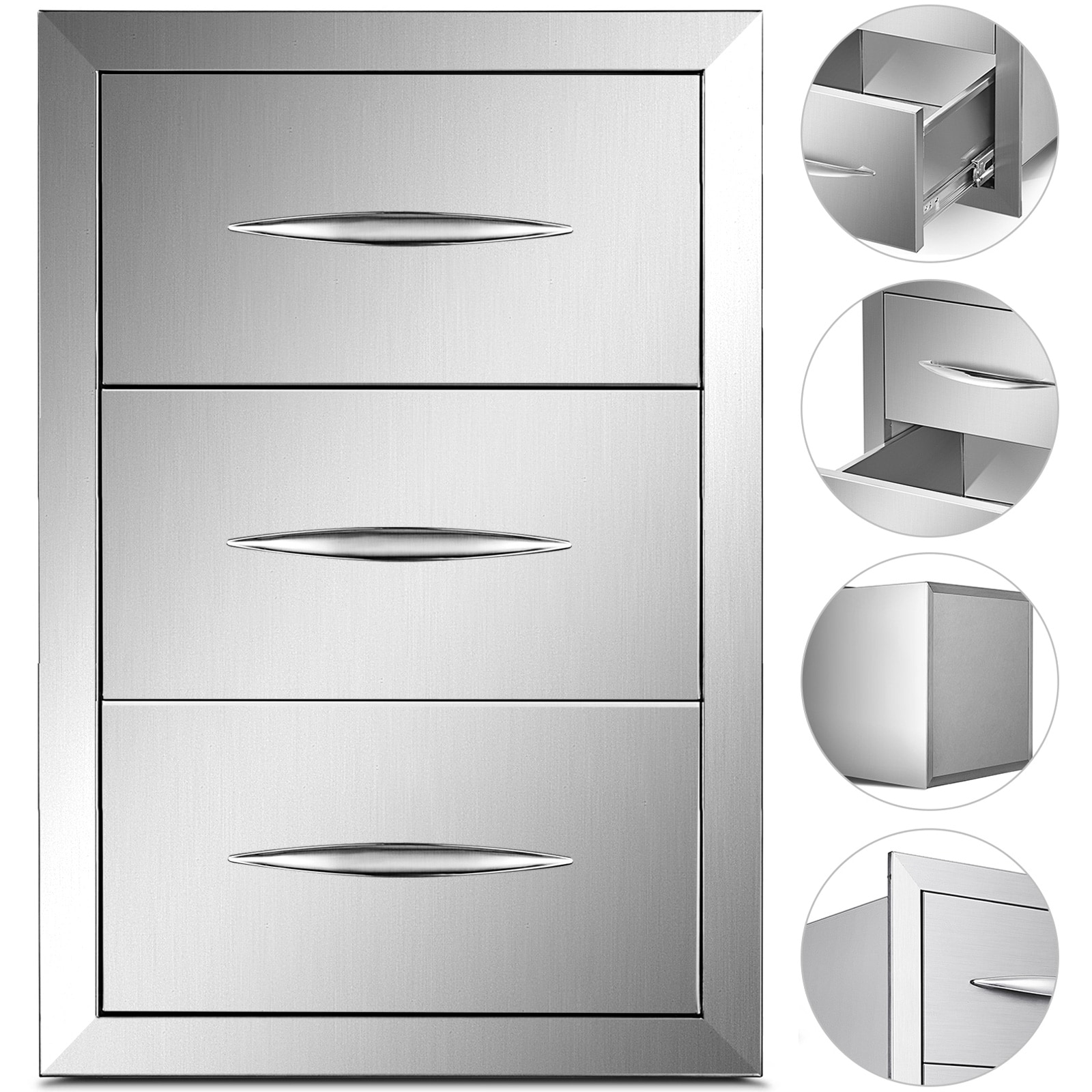 SVOPES SVOPESCTG29X100023V0 Outdoor Kitchen Drawers 16-in W x 20.5-in D x 28.5-in H Modular Outdoor Kitchen Cabinet