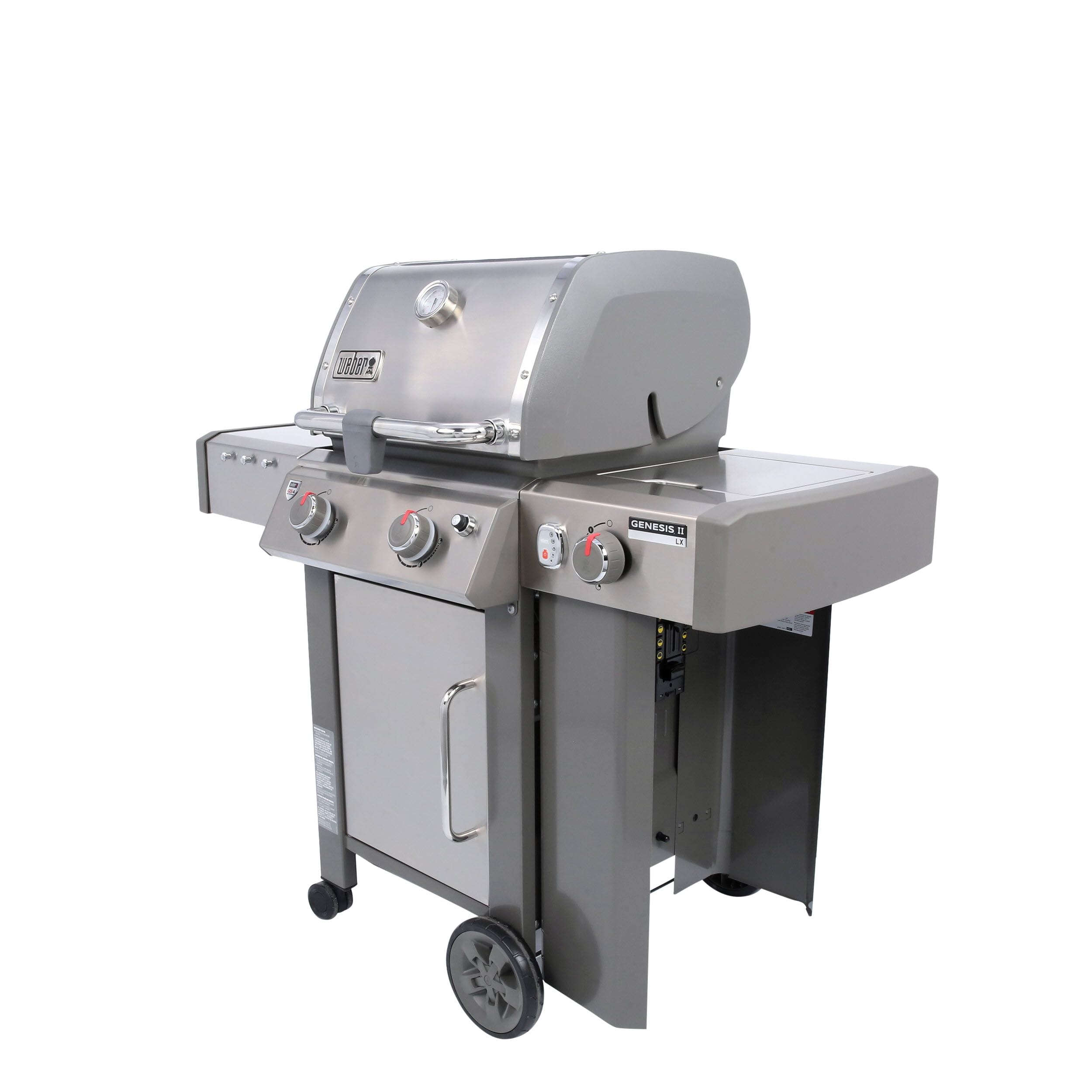 Weber 42204 LX S-240 Stainless Steel Liquid Gas Grill with 1 Side at Lowes.com