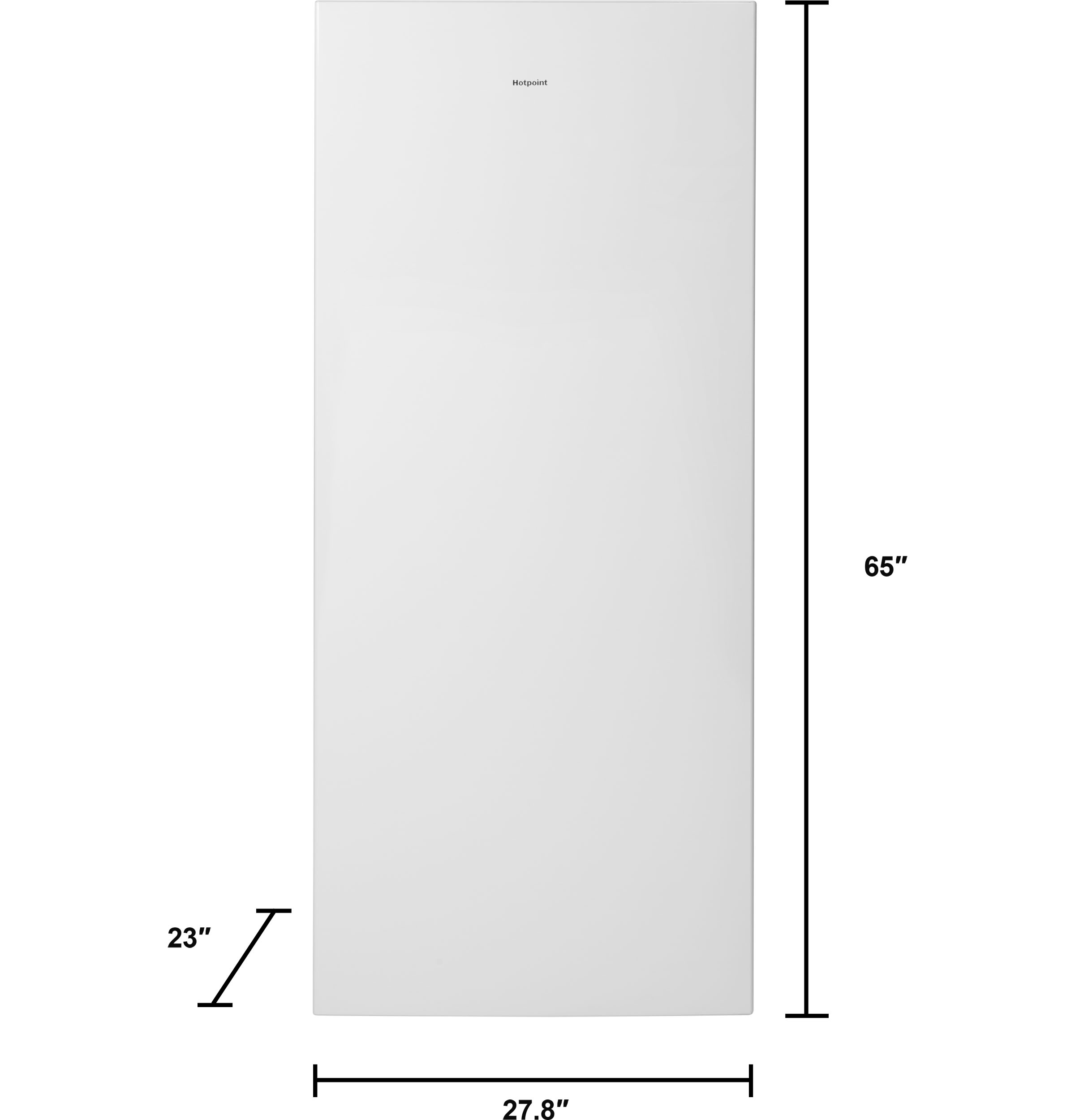 HorecaTraders Standing Freezer with Wheels | 2 doors | 134 x 84.5 x 200 cm