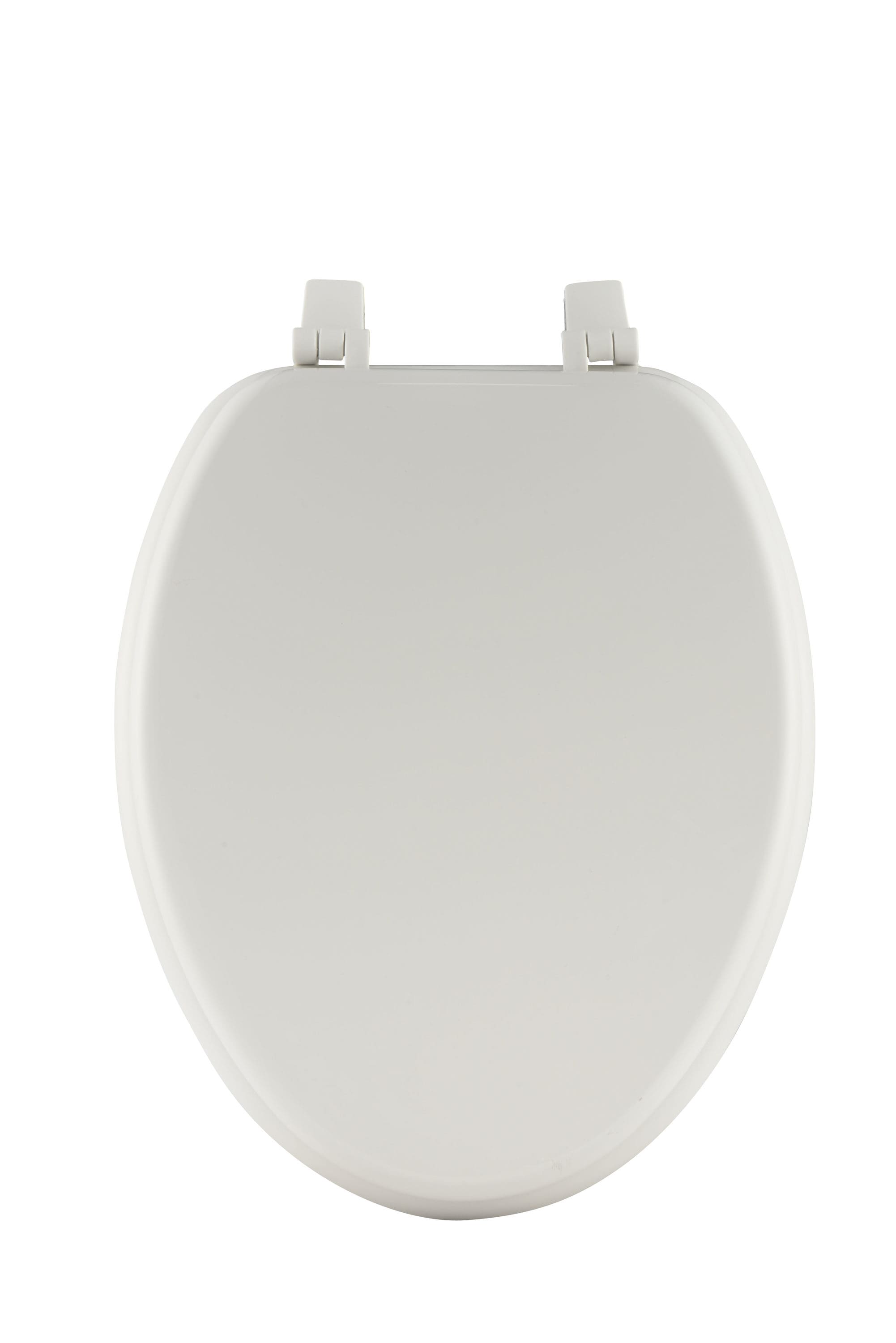 Elongated Toilet Seat With Cover Molded Wood High Gloss Paint Bathroom Blue for sale online 