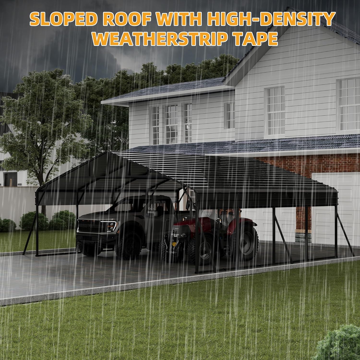 IdealHouse JOEY-PZHOQ6A7LY2C Carport-Covers - View #4