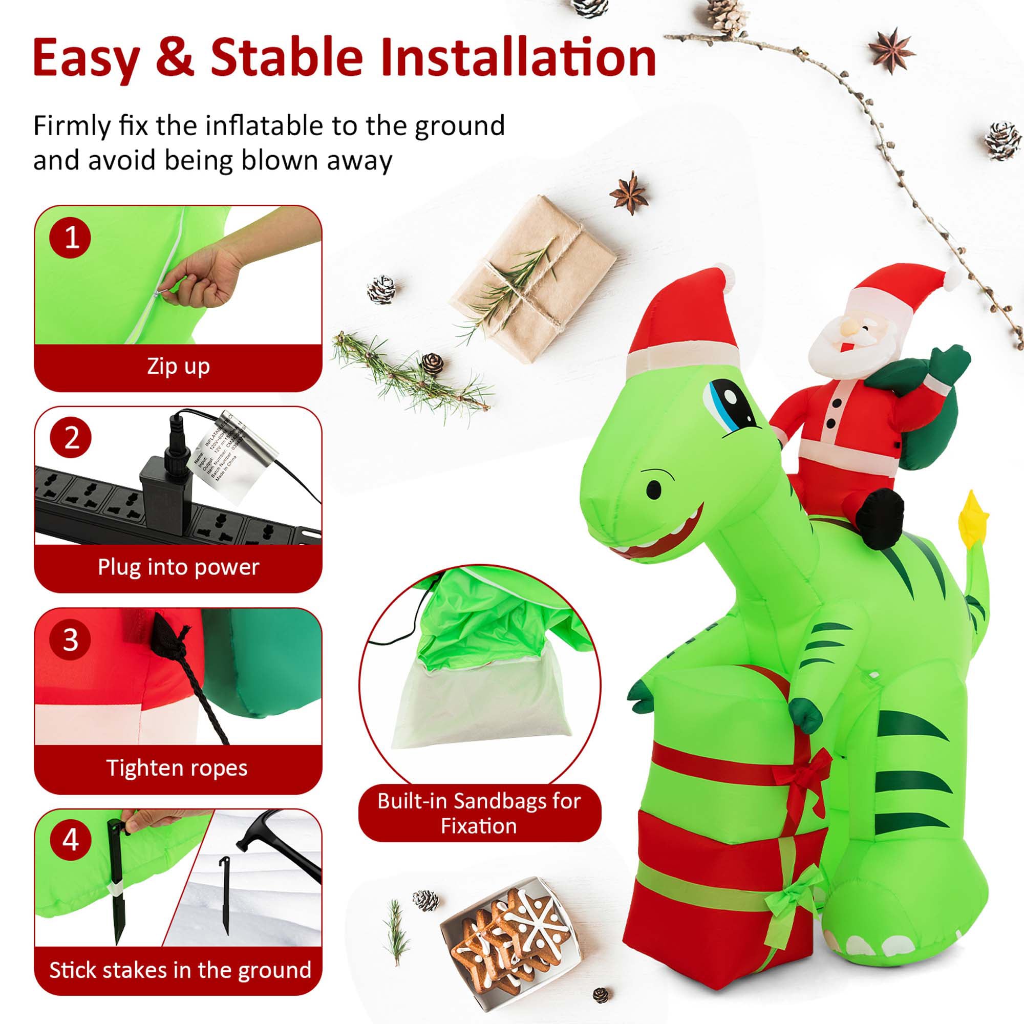 Costway LWS00731 Christmas-Inflatables - View #6