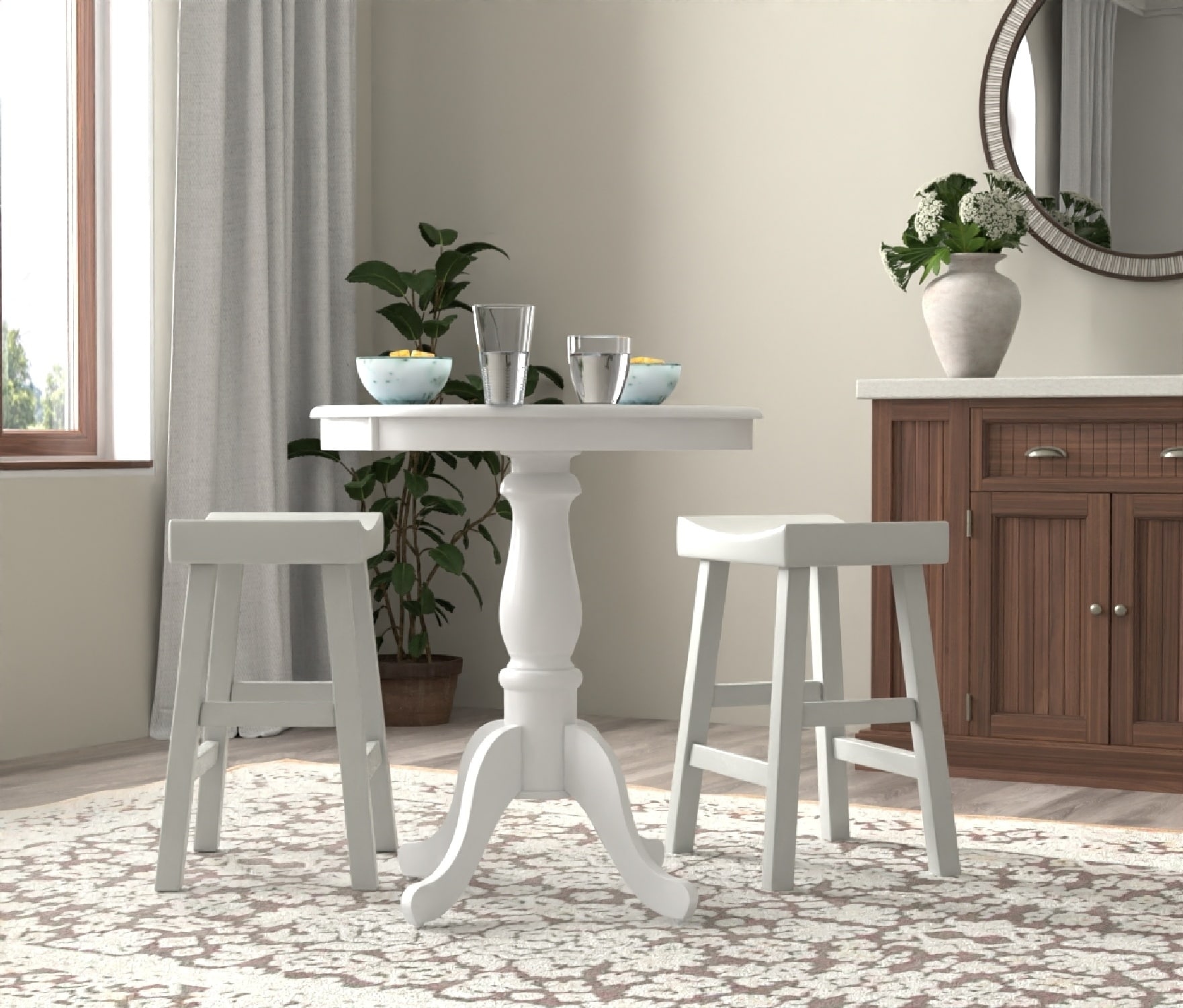 Carolina Cottage 3636B-PW Dining-Tables - View #8