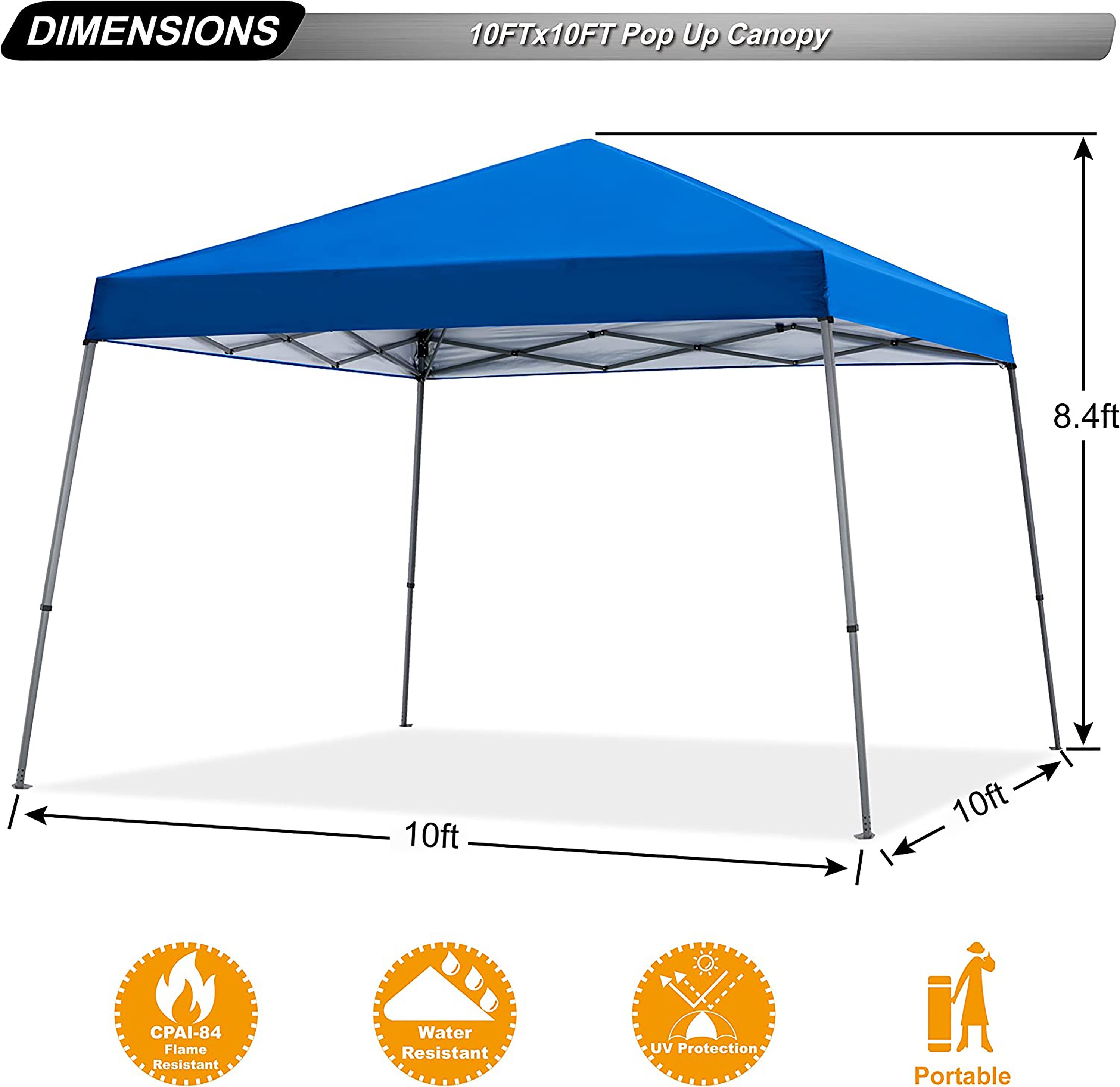 ABCCANOPY AHXJ-10FTBLUE Canopies-Sl - View #2