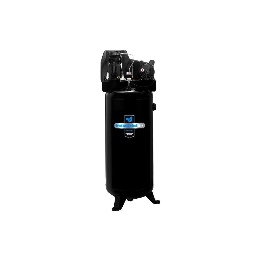 Industrial Air MTIL019  ILA3606056 60-Gallon Hi-Flo Single Stage Cast Iron Twin Cylinder Air Compressor