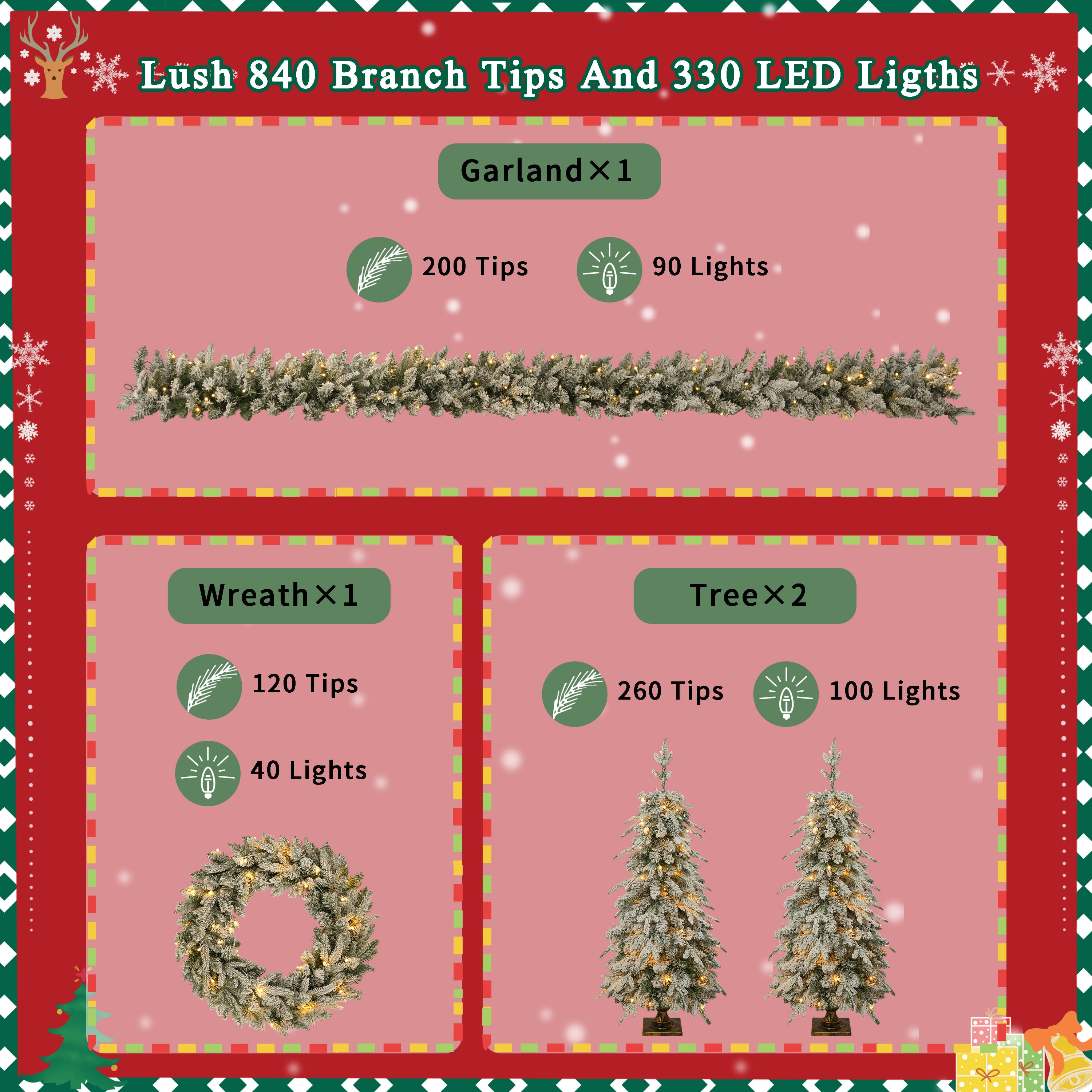 ModernLuxe L3P-N710P181623K Artificial-Christmas-Trees - View #3