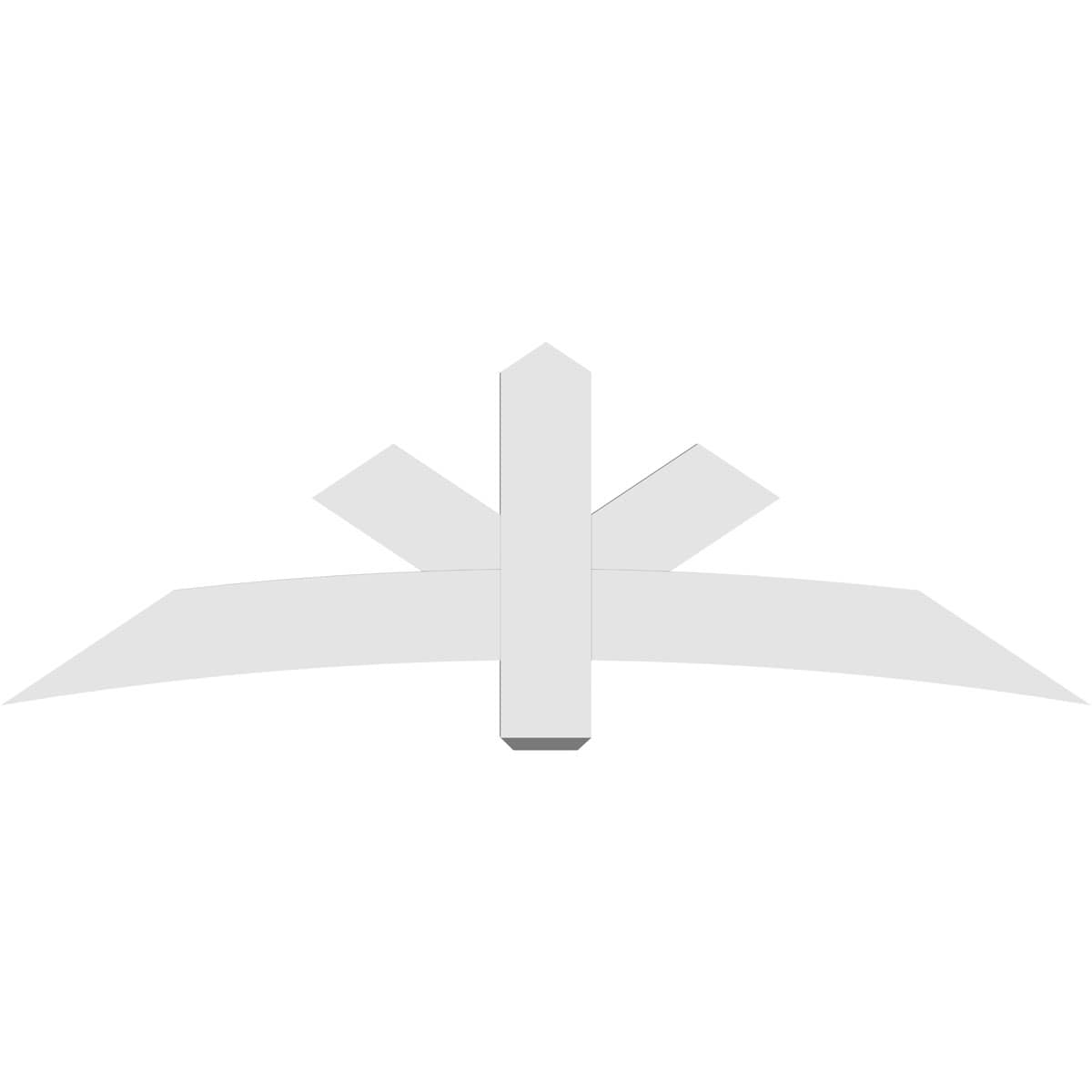 Ekena Millwork GBP072X24X0206ALB00 Exterior-Brackets-Braces - View #4