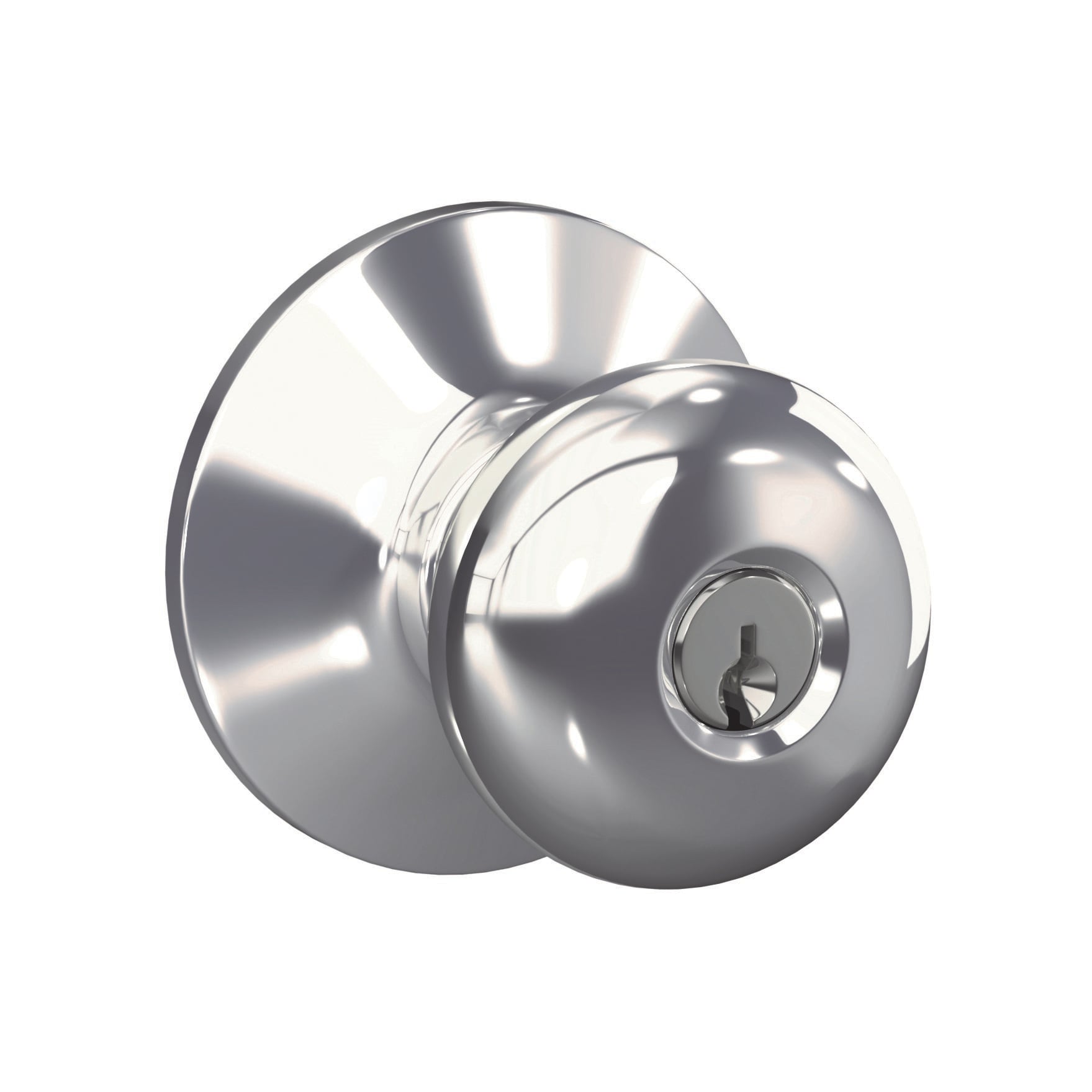 Schlage F51APLY625 Polished Chrome Plymouth Keyed Entry F51A Panic Proof Door Knob