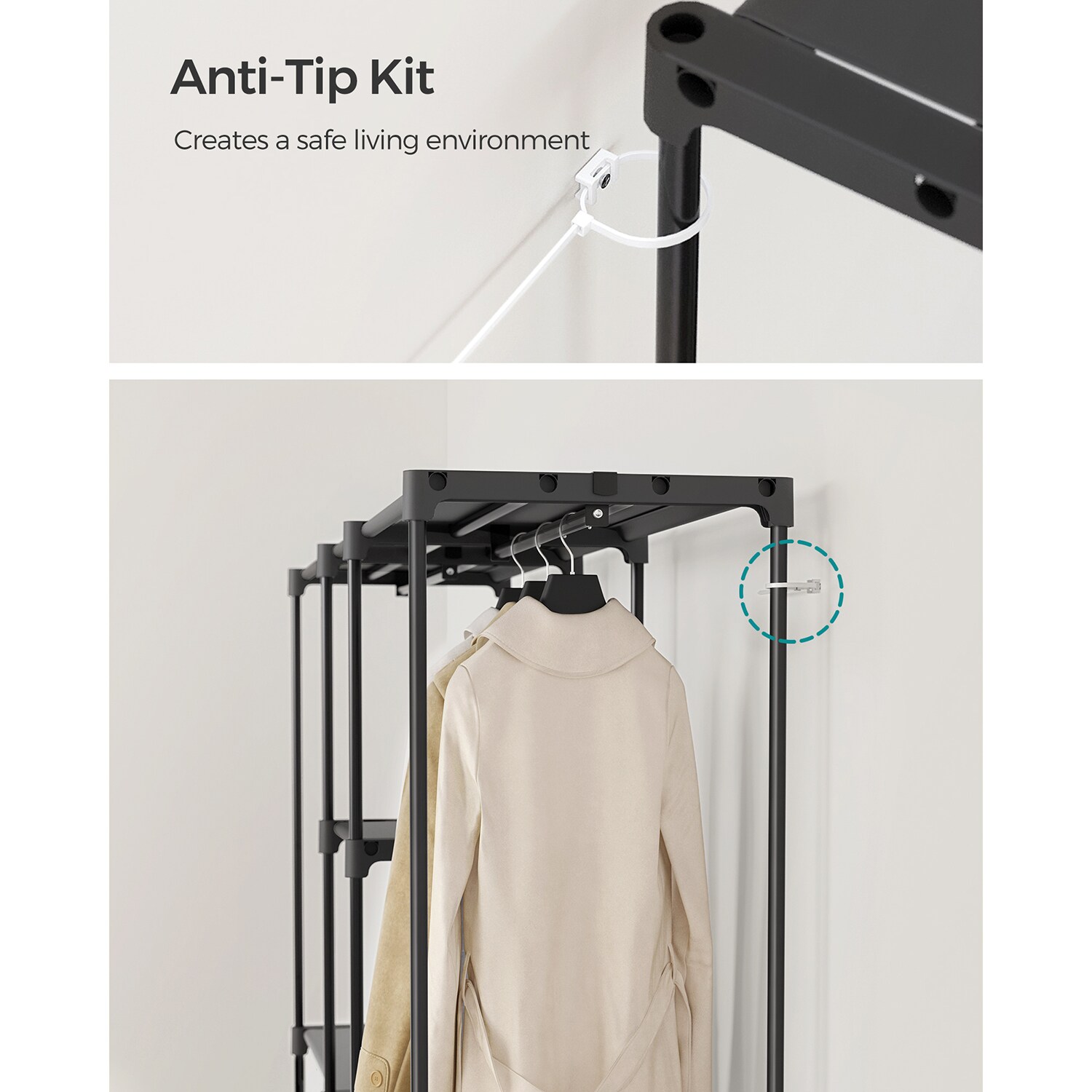 Slickblue D-SM-20B730GYRU Garment-Racks - View #7