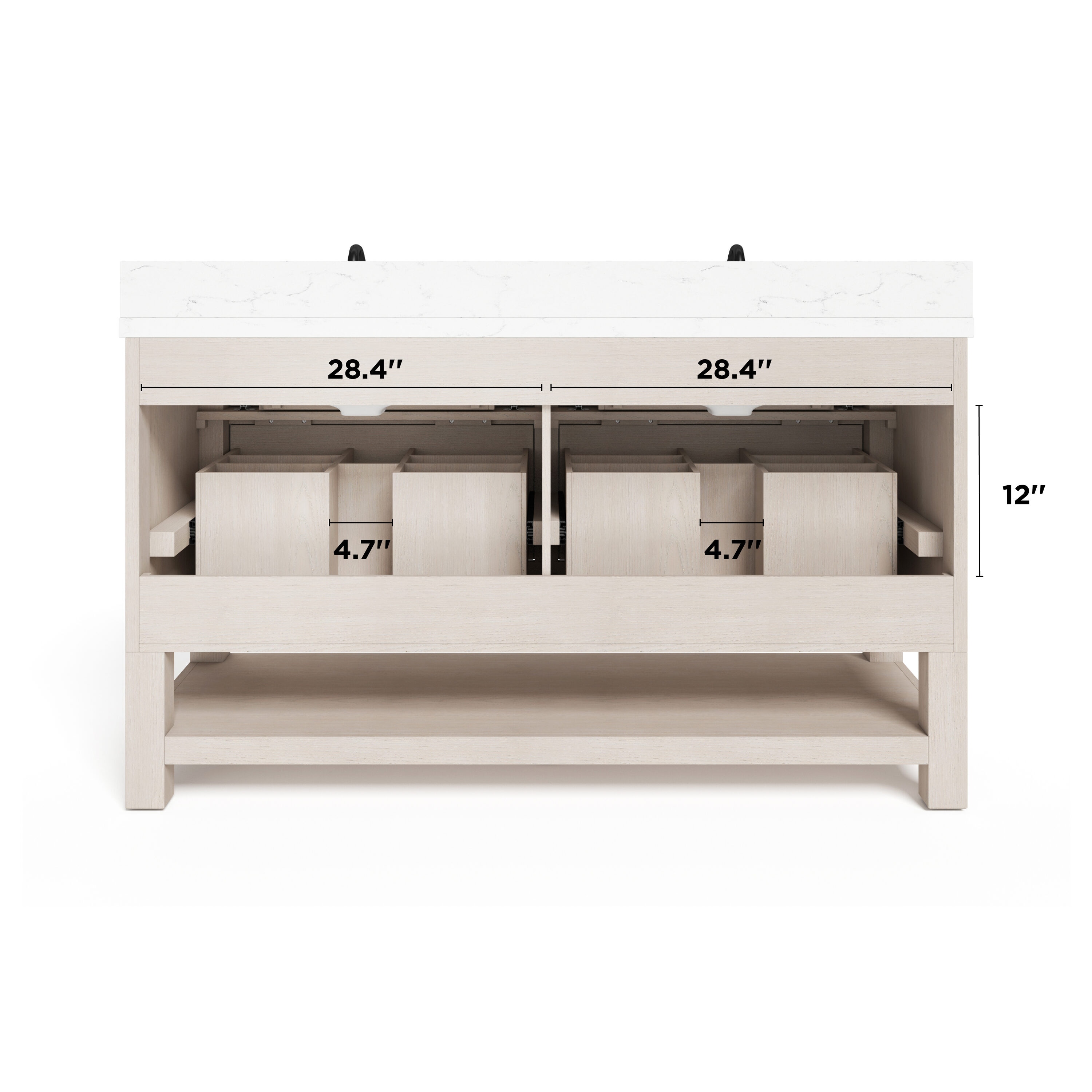 allen + roth WSLW60IFVW Bath-Vanity-Combo - View #10