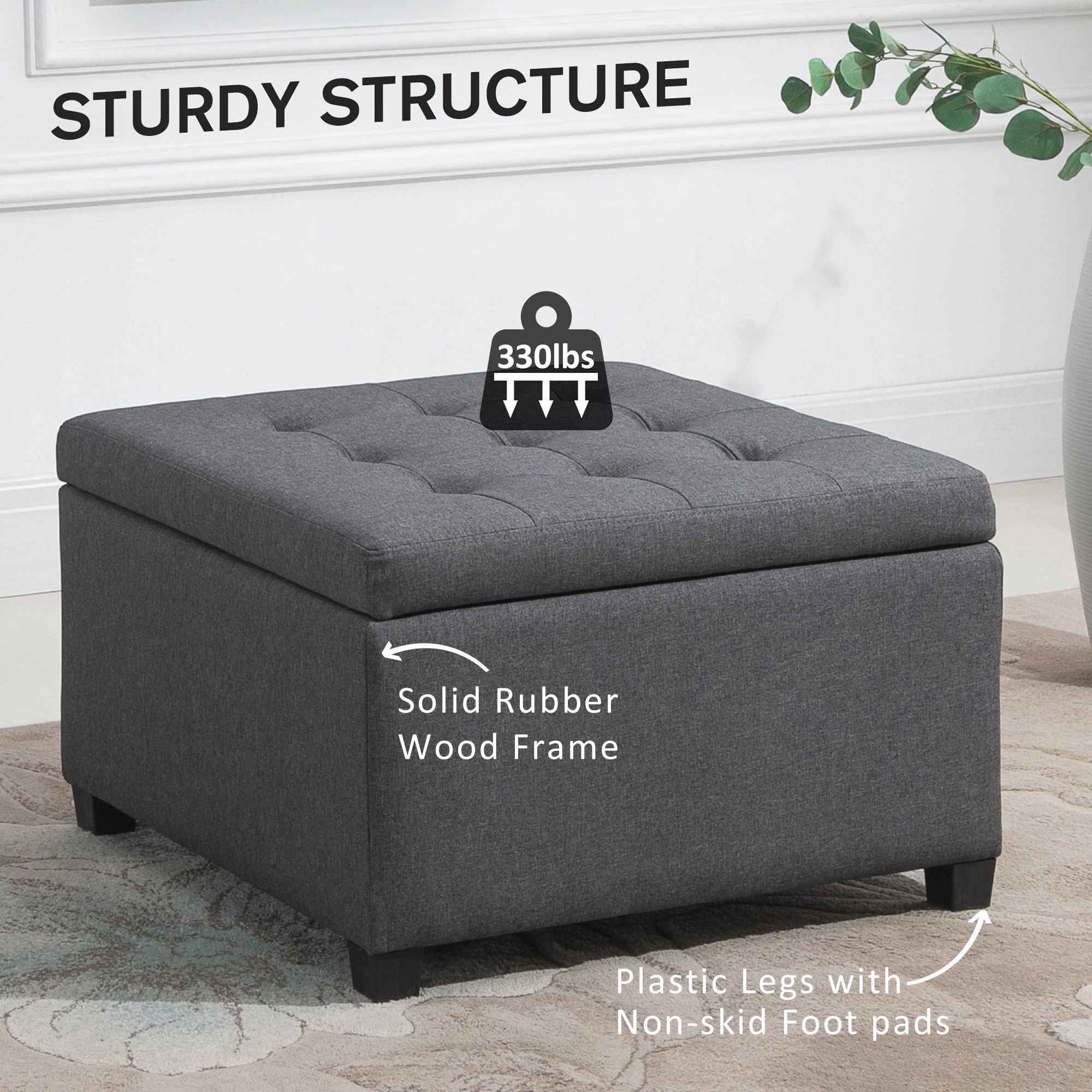 LUXEYARD DS-M-BAC06984 Indoor-Ottomans - View #5