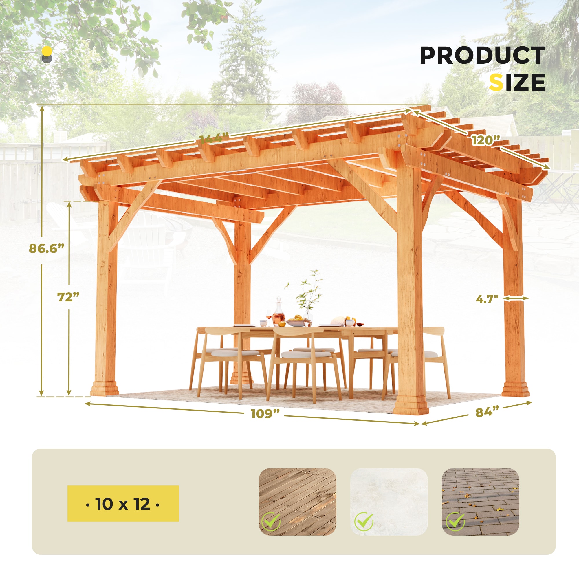  CP-ZPPLMT-1012-Z-WL2 Pergolas-2 - View #2