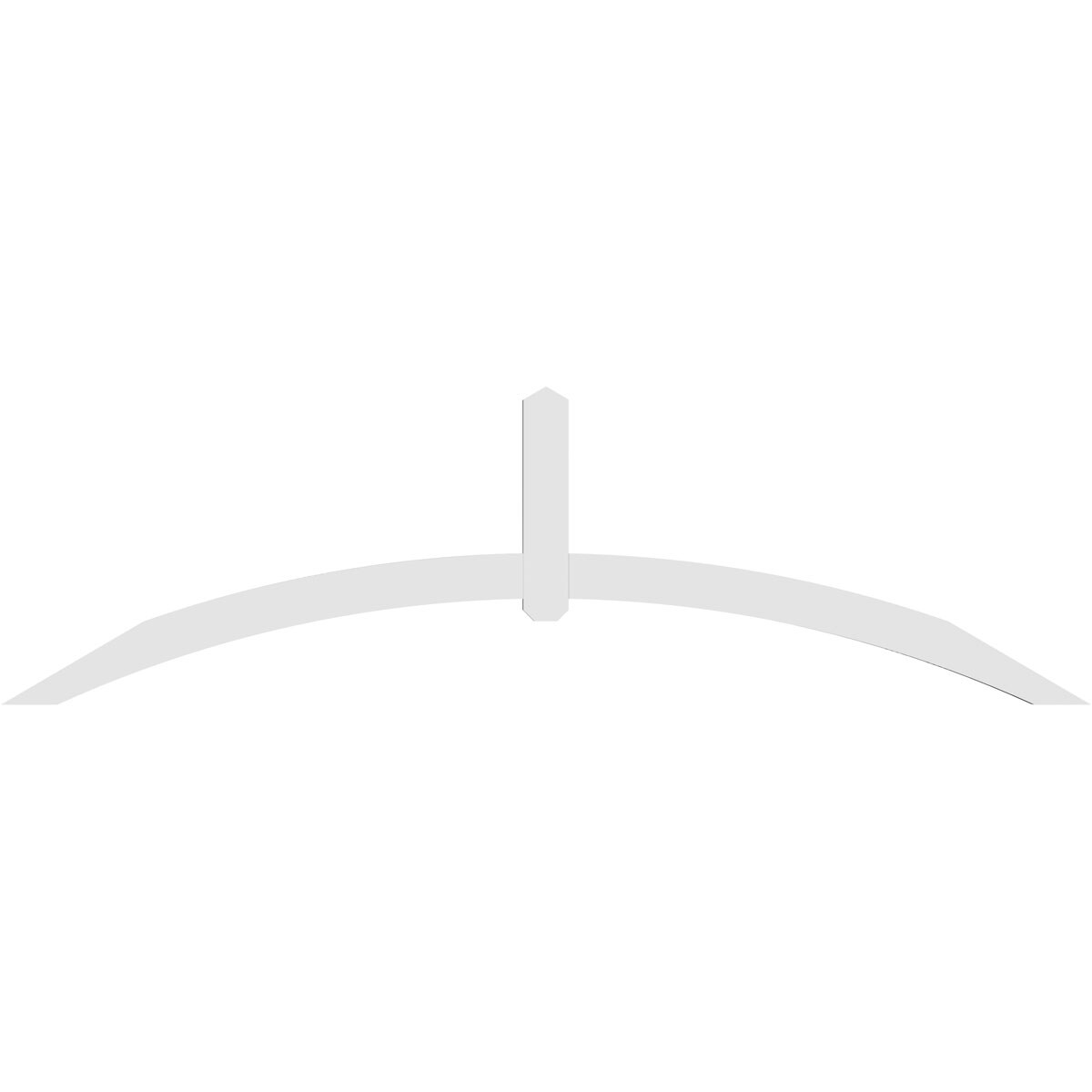 Ekena Millwork GBP096X28X0204ARC00 Exterior-Brackets-Braces - View #4