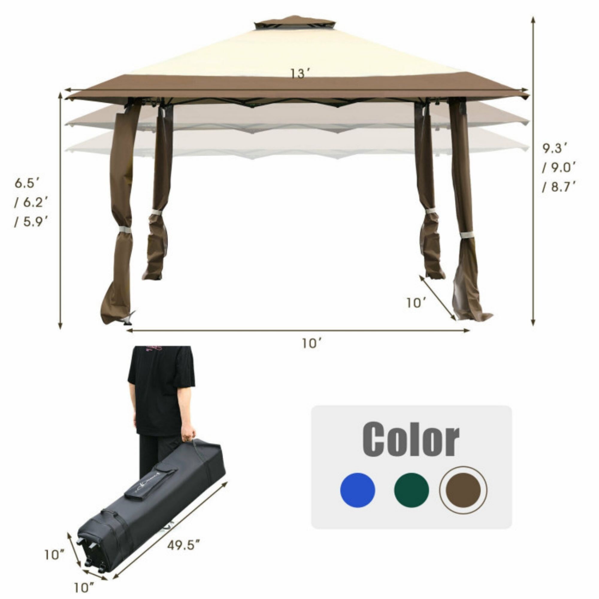 Clihome CL-GN70811 Canopies-Sl - View #5