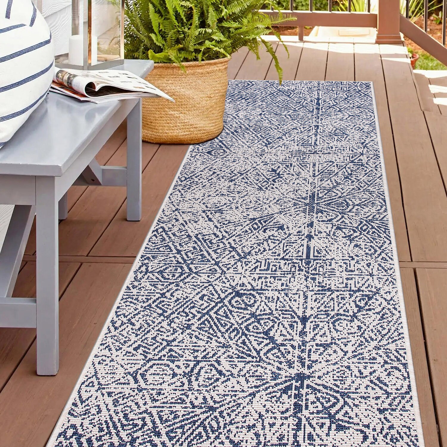 World Rug Gallery 4028BLUE2X7 rugs - View #8