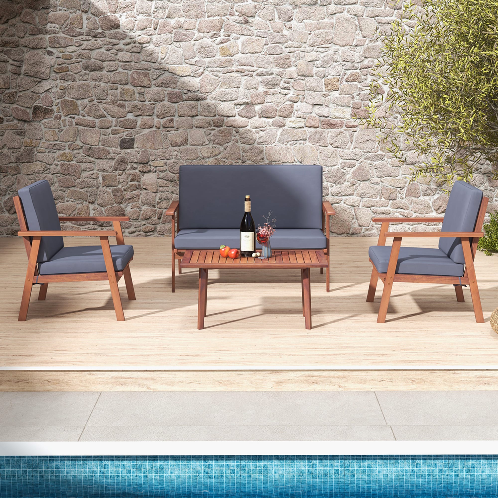 Costway LWS00052 Patio-Conversation-Sets - View #5