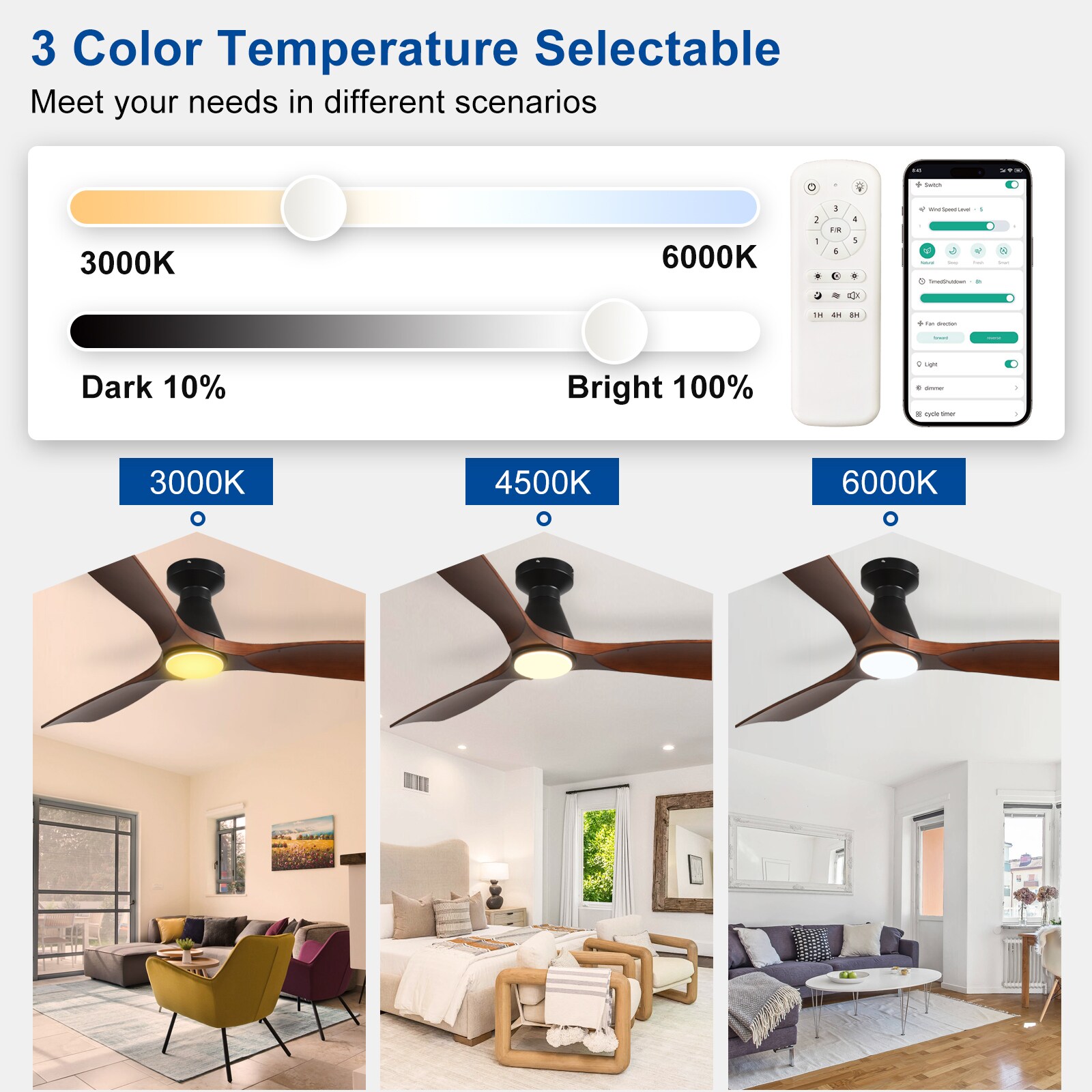 Dovanpaul 186-18B-BR-YLW Ceiling-Fans - View #2