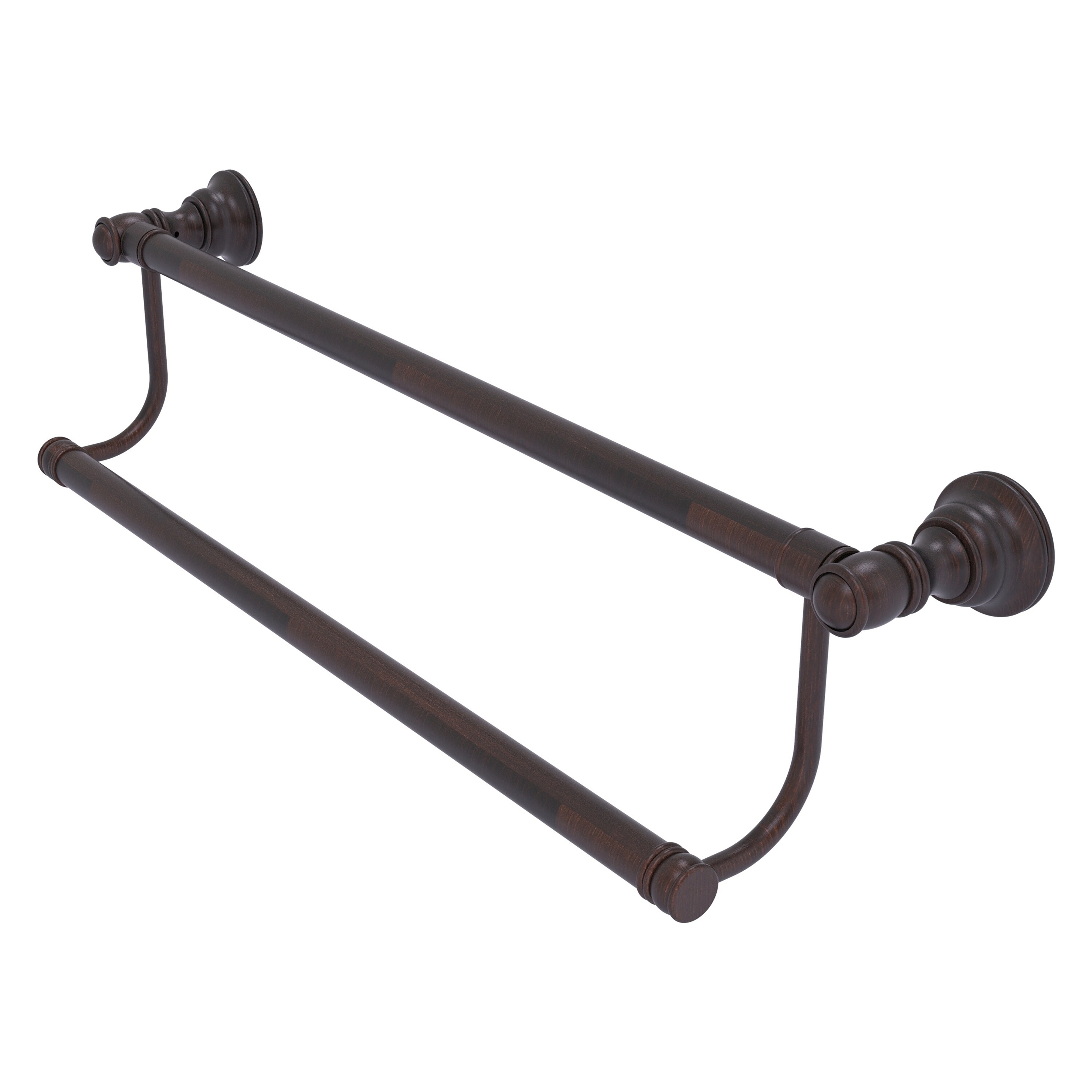 Allied Brass CL-72-18-VB Carolina 18-in double Venetian Bronze Wall mount Double Towel Bar