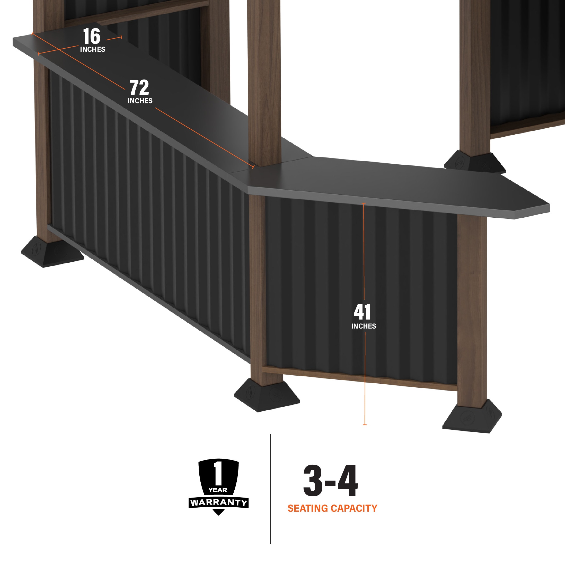 Blackstone 6000 Wood-Resin-Gazebos - View #10