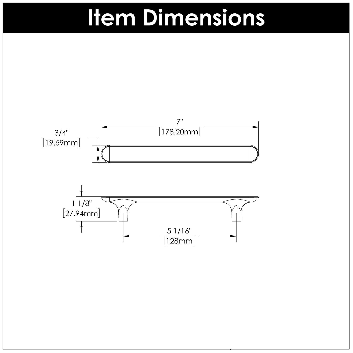 Hickory Hardware H078780SN Cabinet-Pulls - View #3