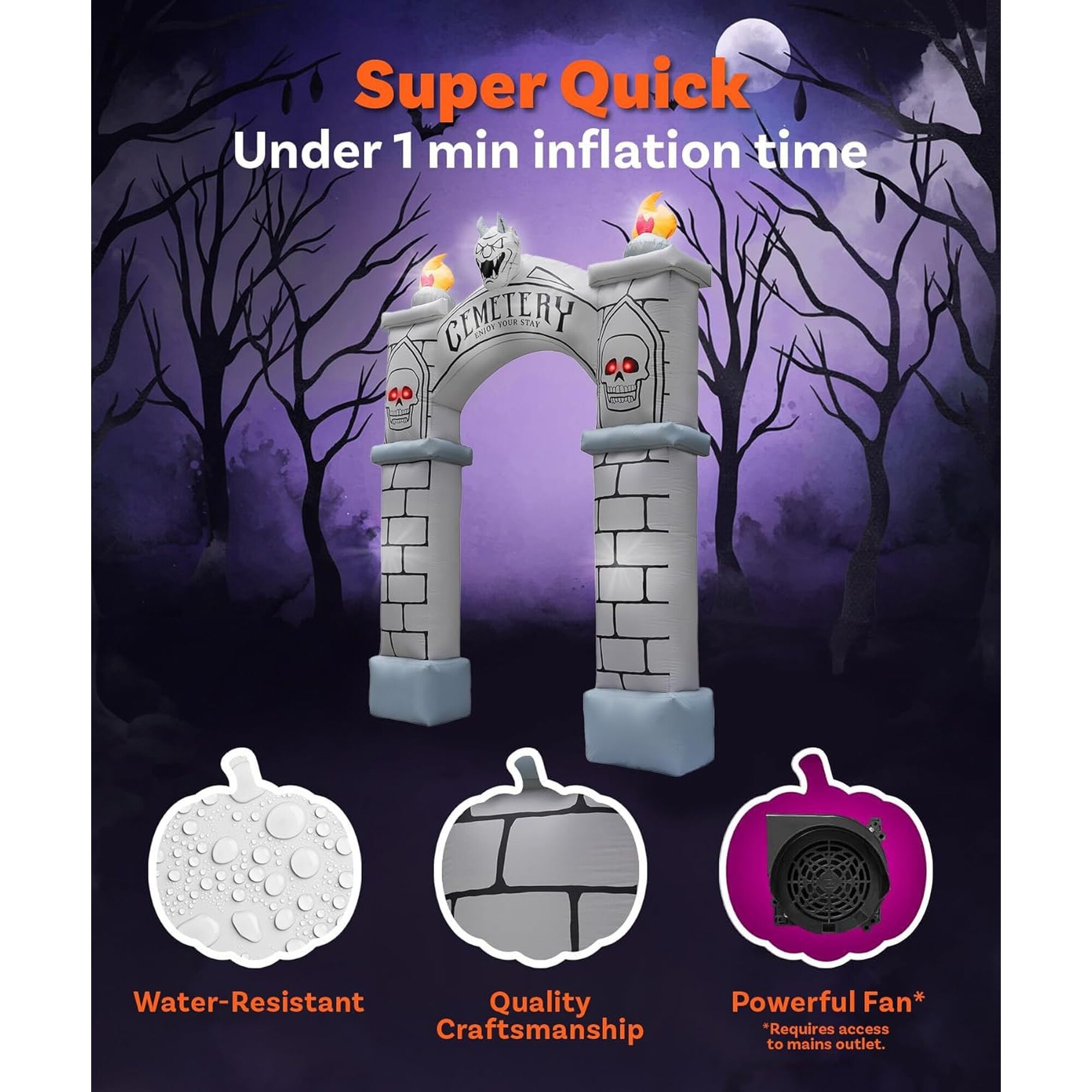 Numhew NHWILL92843 Outdoor-Halloween-Decor - View #5