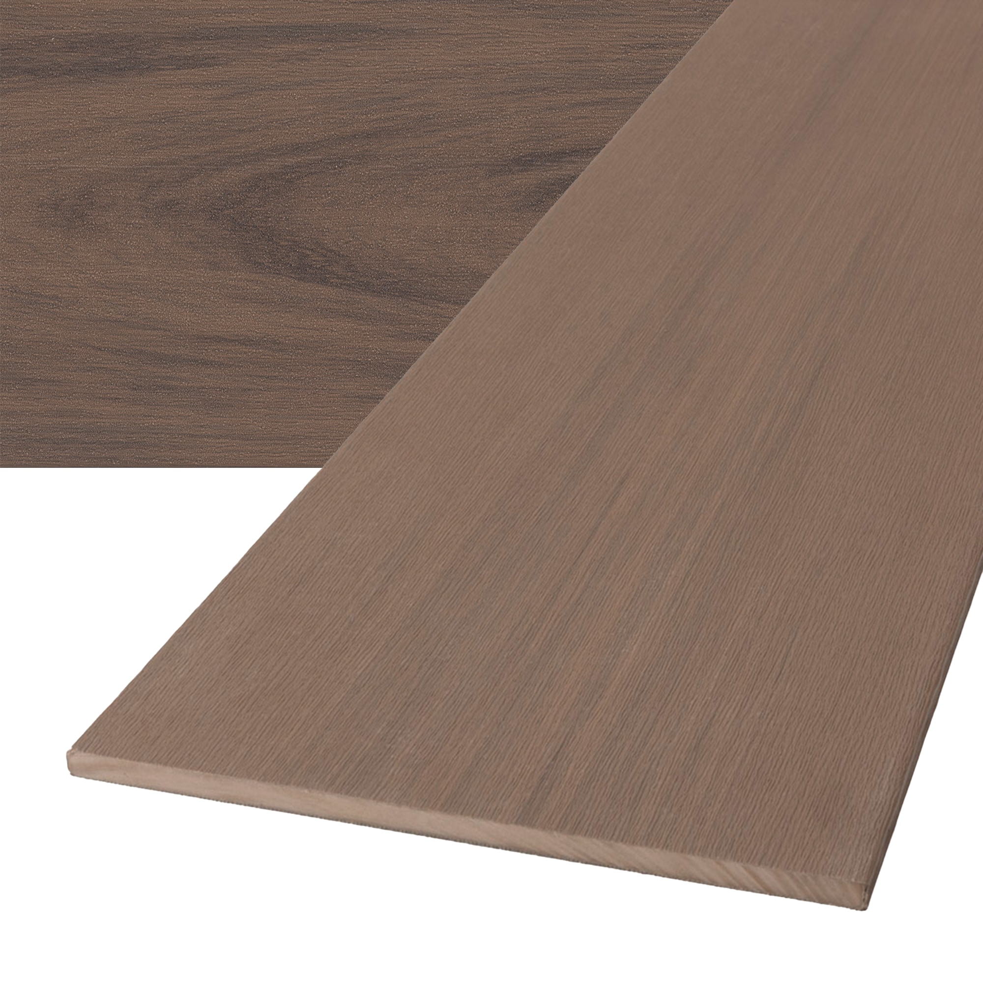 Deckorators 239770-12 Vault Surestone 1/2-in x 12-in x 12-ft Composite Mesquite Fascia deck board