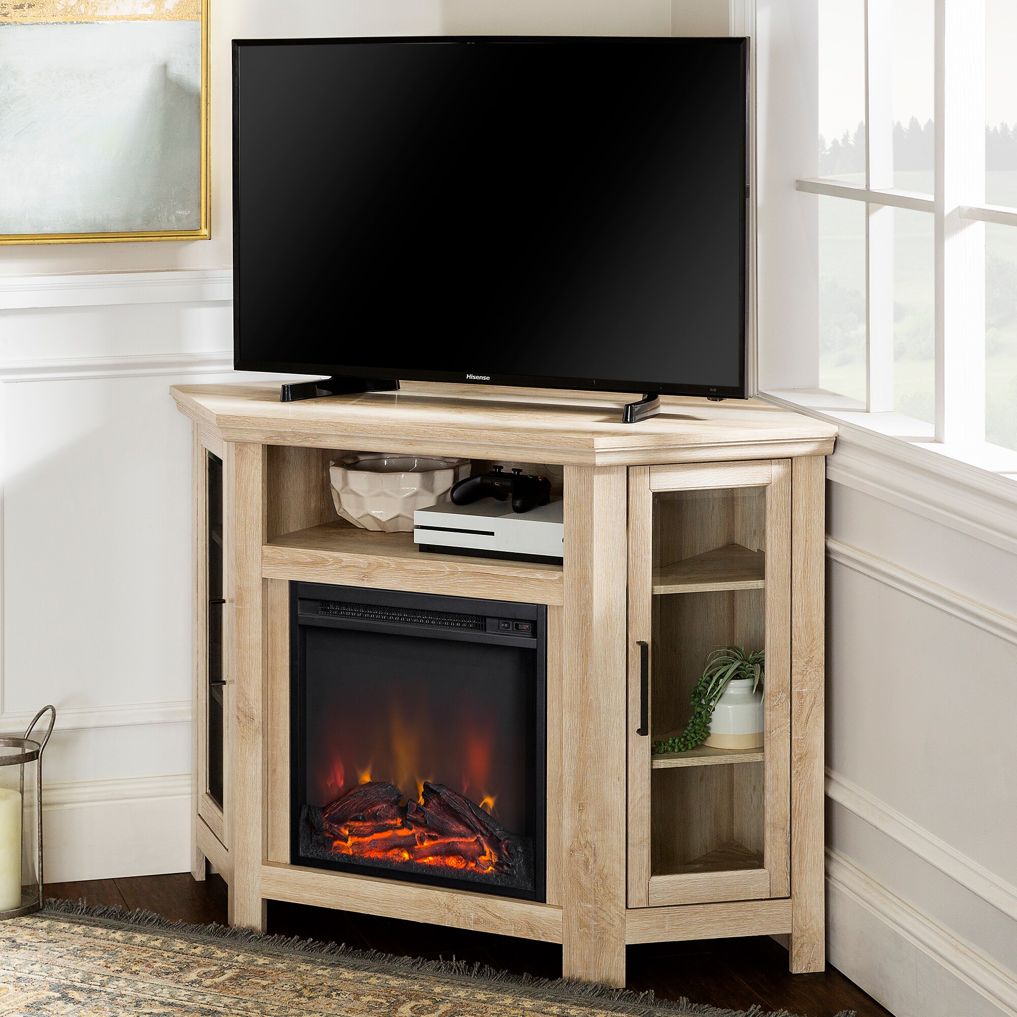 Mondawe MO-SX1BJ48WH Electric-Fireplaces - View #2