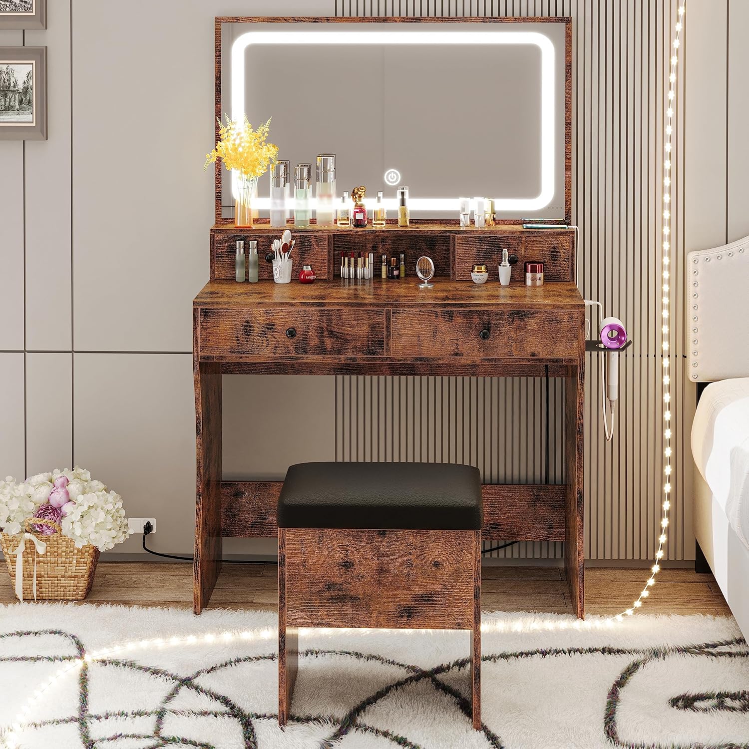 Likimio MJUBRLFHEUNNOE8Z Bedroom-Vanities - View #5