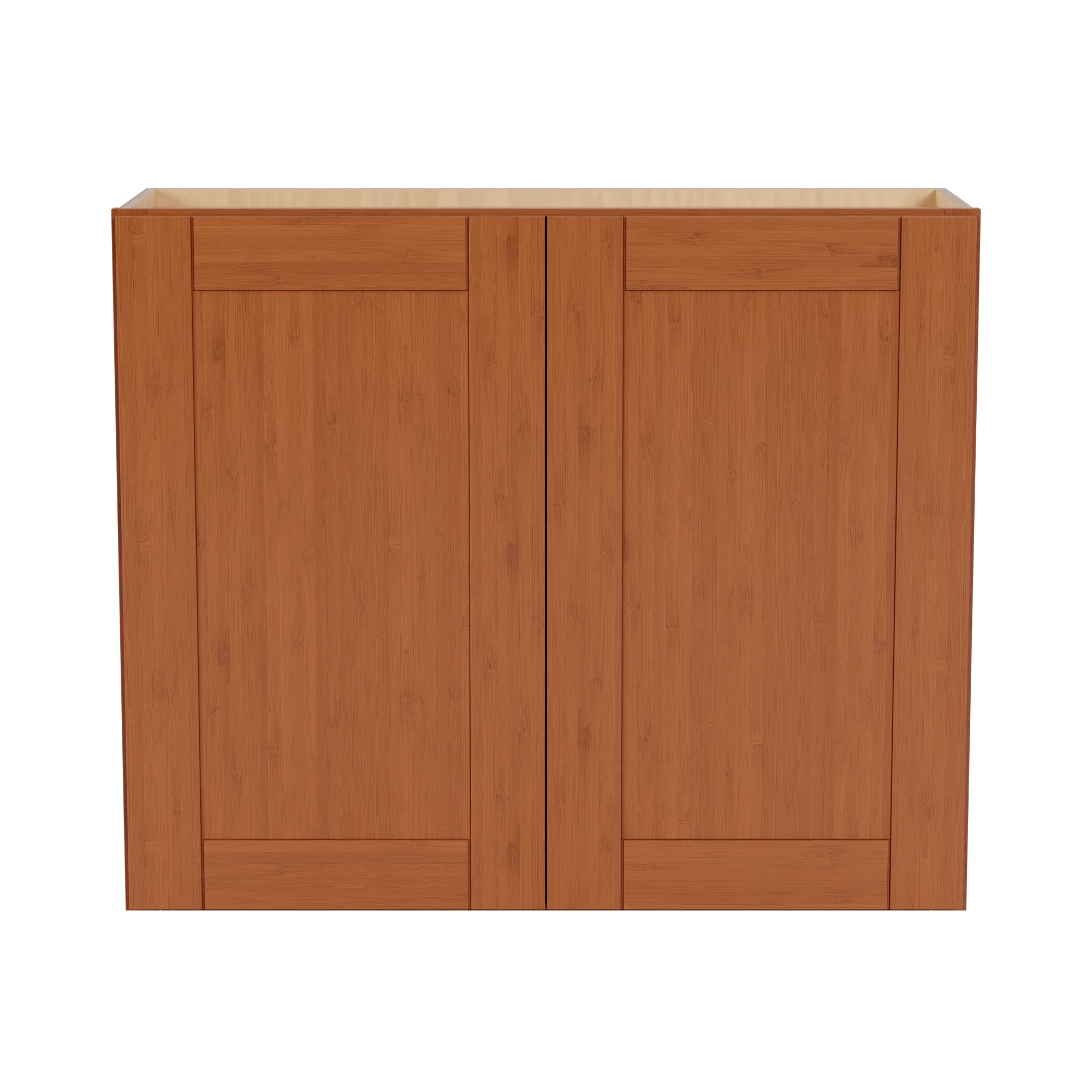Arcade Green 101W3630 36-in W x 30-in H x 12-in D Bamboo Bamboo Wall Fully assembled Plywood Cabinet (Recessed Panel Shaker)