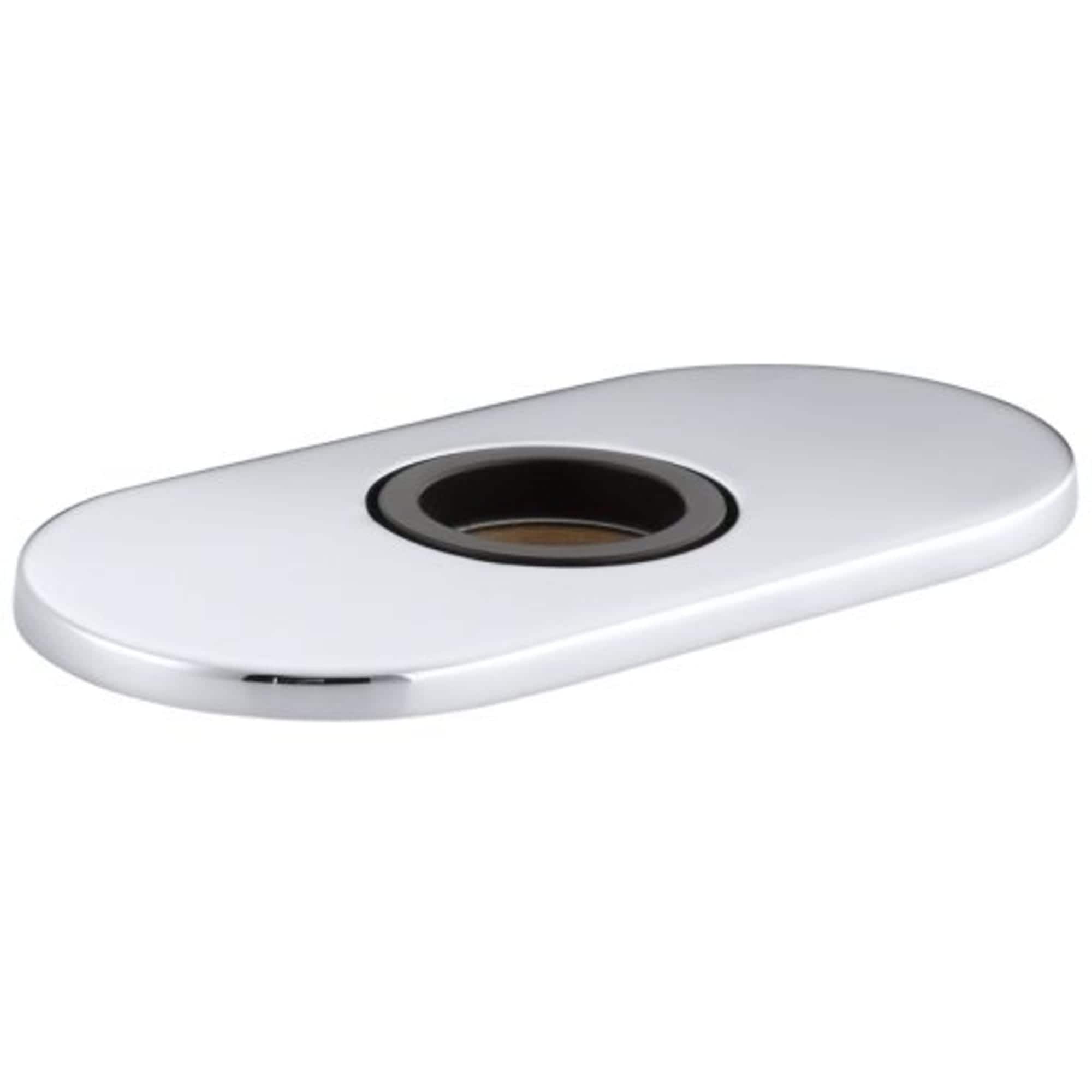 KOHLER 13478-A-CP Polished Chrome 8-in Universal Universal Escutcheon