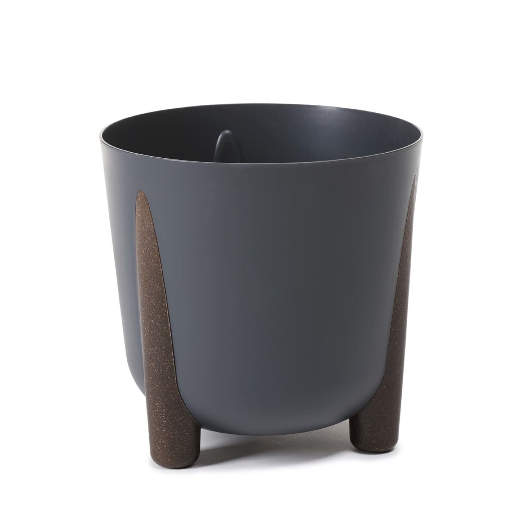 Color and Sabor Mediterano FRI30082 11.81-in W x 11.81-in H x Gray Plastic Indoor/Outdoor Planter
