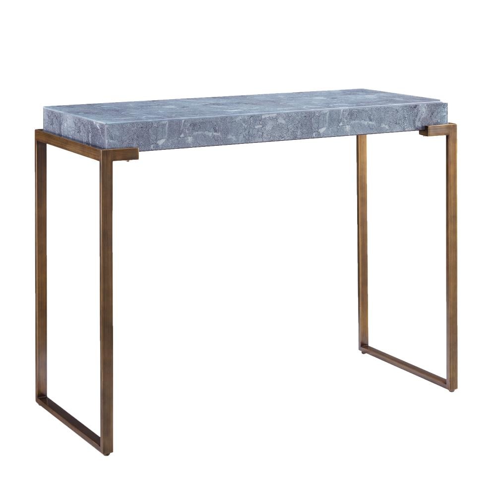 blue marble console table