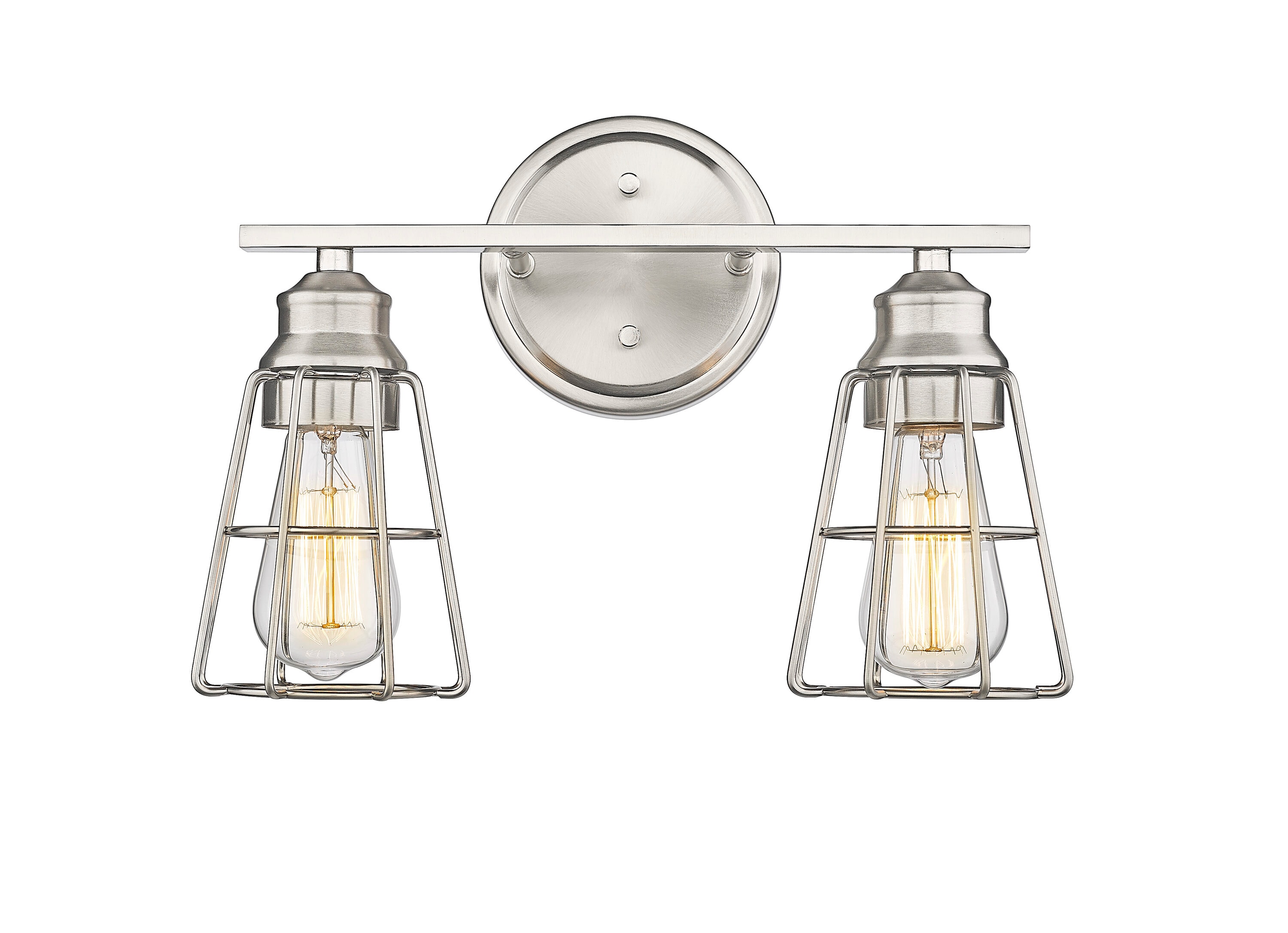 Millennium Lighting 3382-BN 15.25-in 2 -Light Brushed Nickel Transitional Vanity light