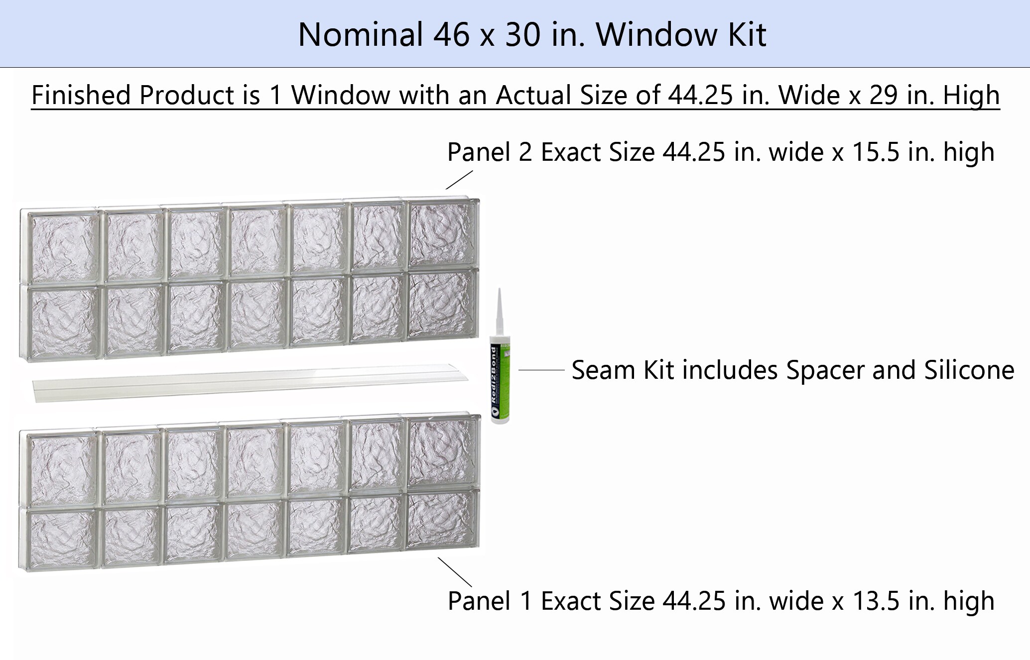 REDI2SET S4630IS Glass-Block-Windows - View #2