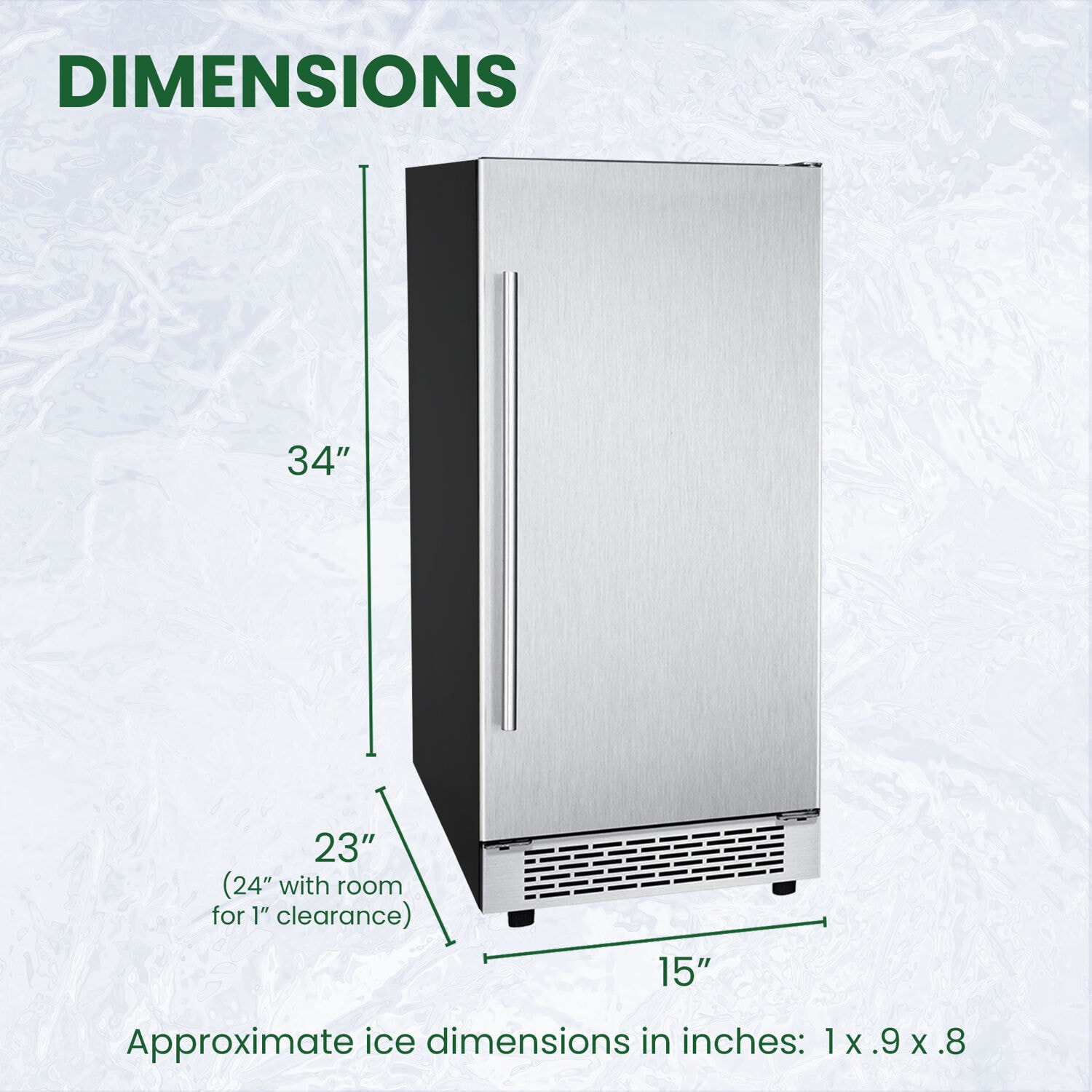 Hanover HIM60701-1SS Ice-Makers - View #3